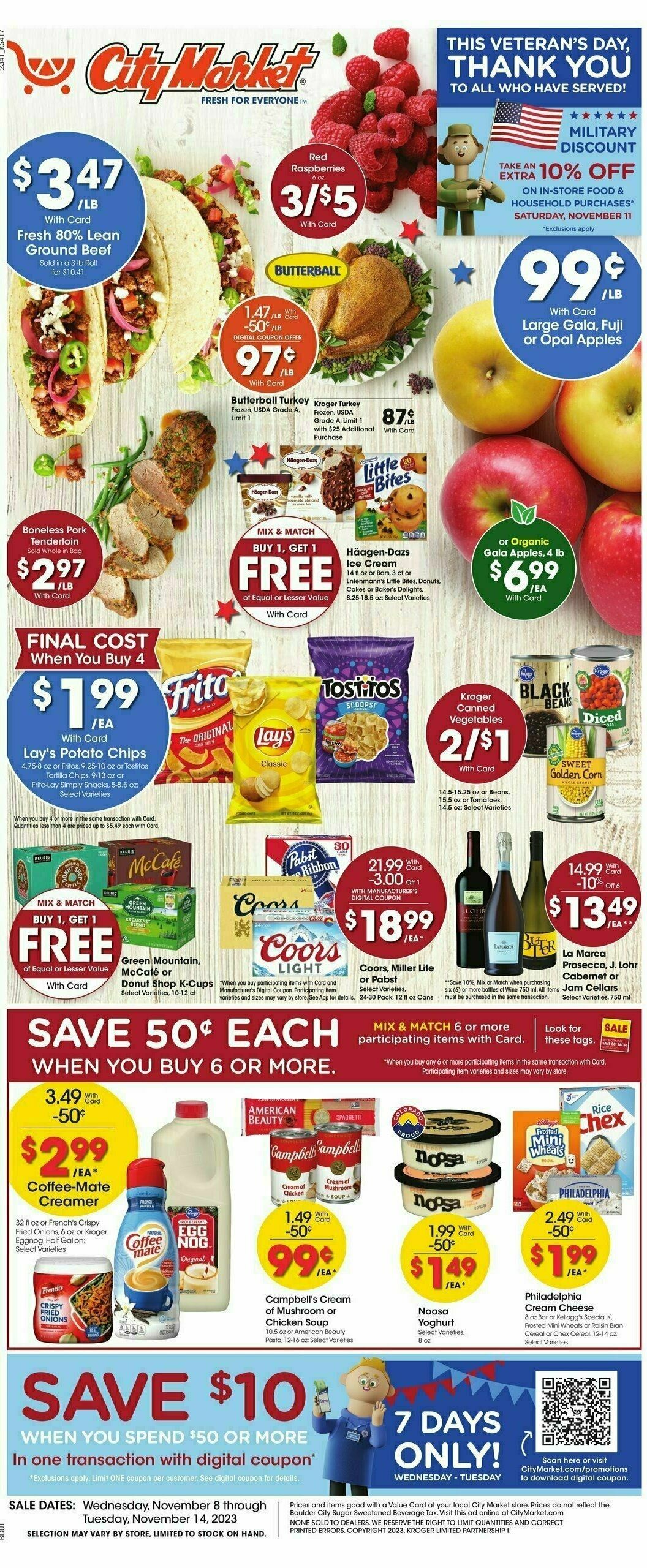 City Market Weekly Ad from November 8