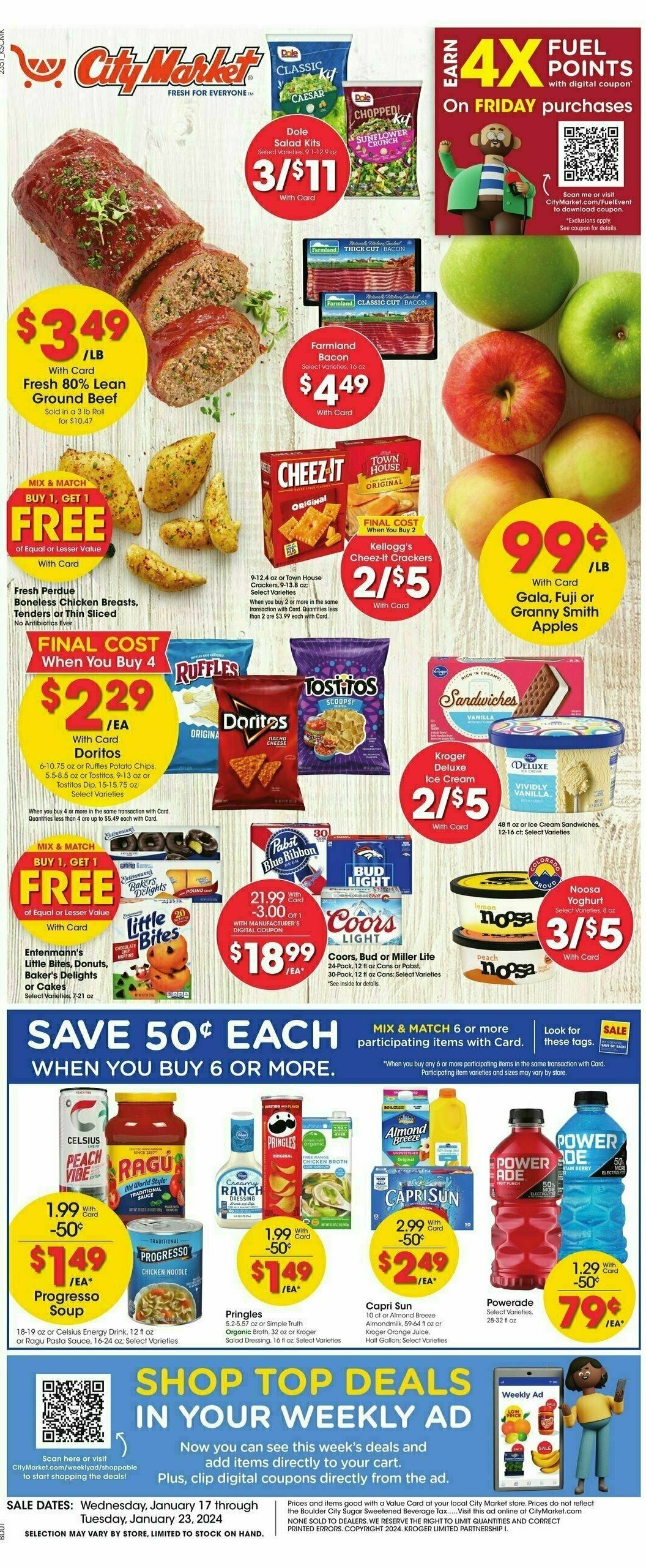 City Market Weekly Ad from January 17