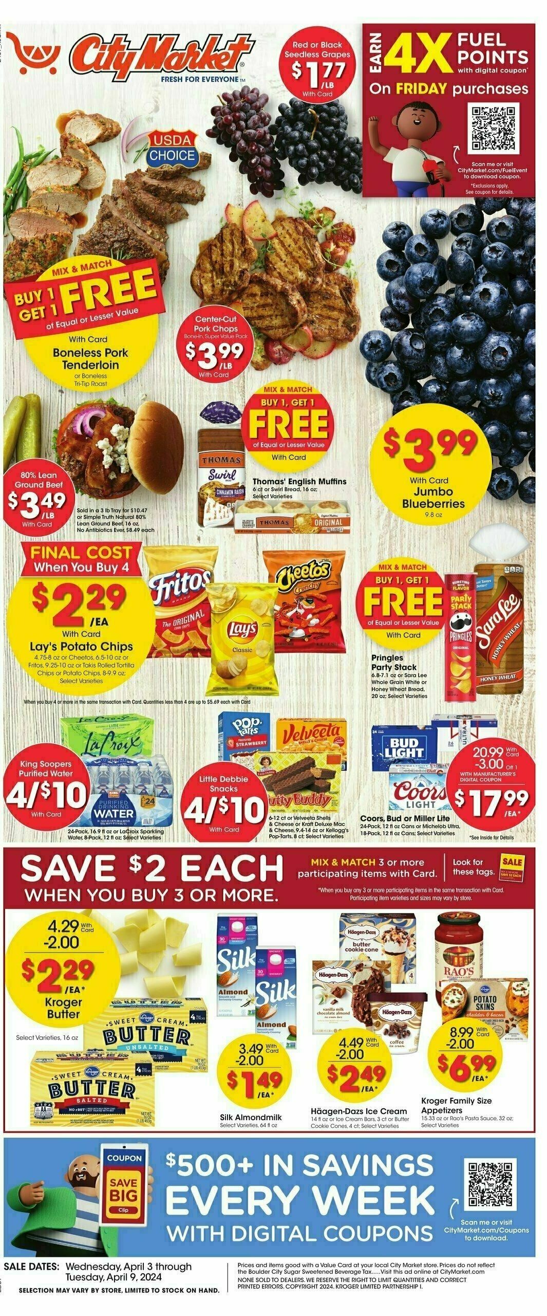 City Market Weekly Ad from April 3