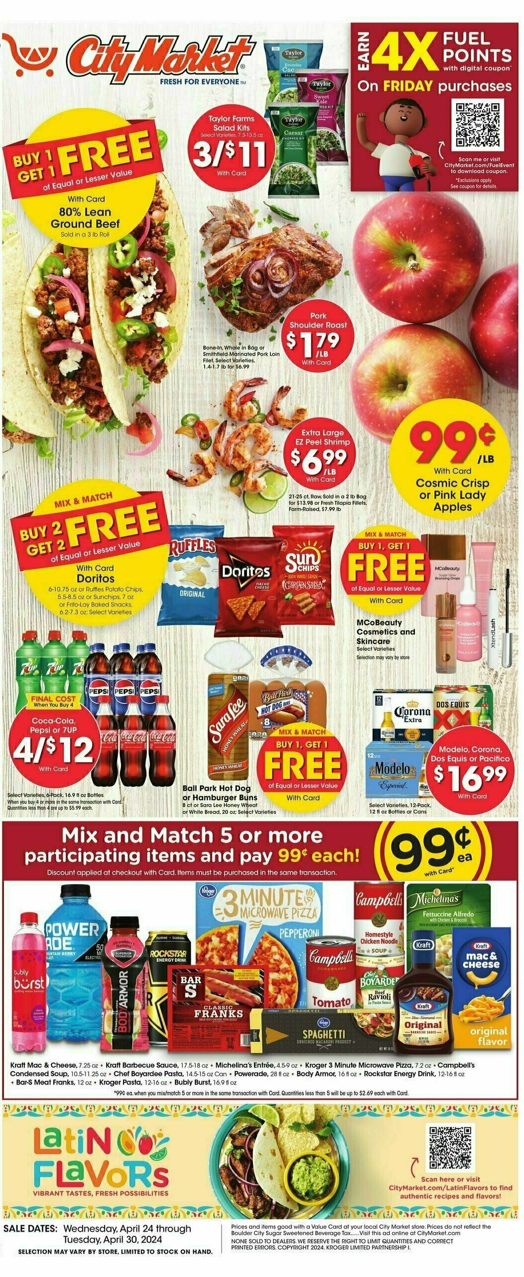 City Market Weekly Ad from April 24
