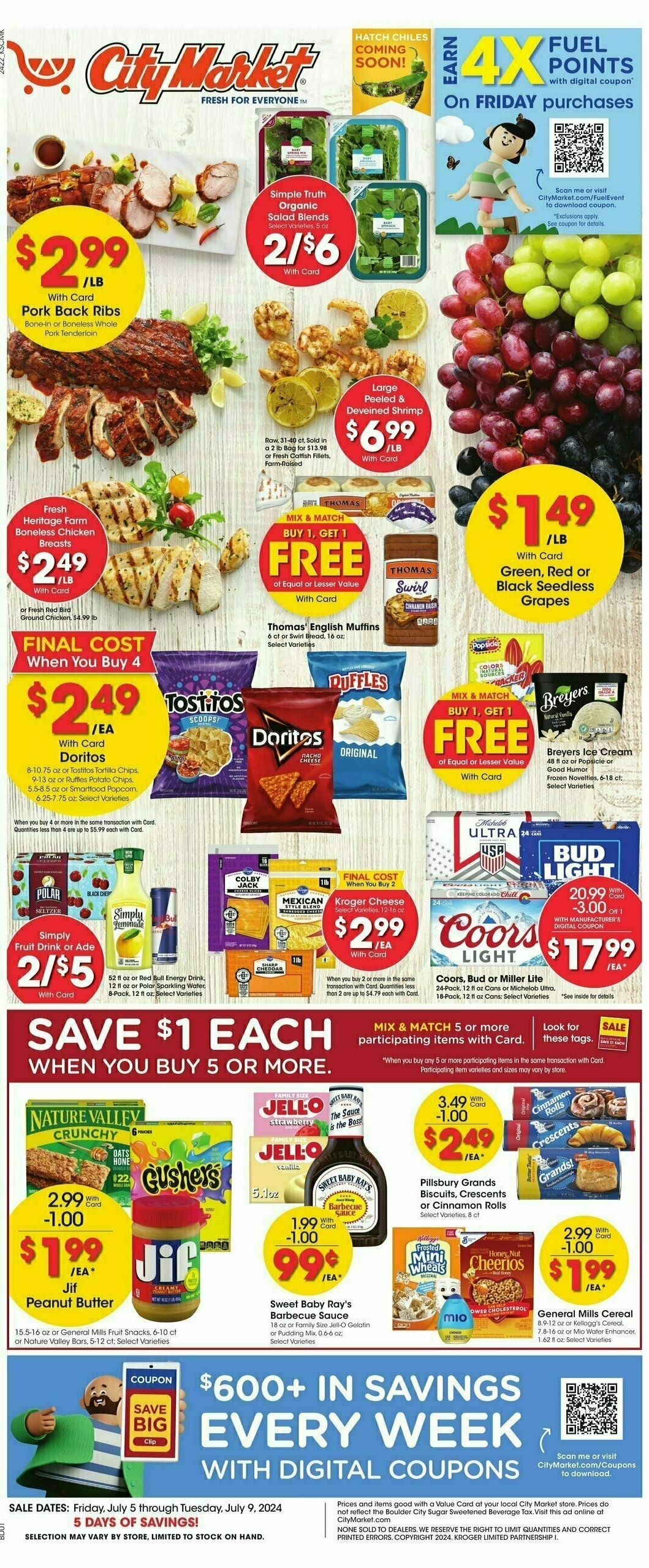 City Market Weekly Ad from July 5