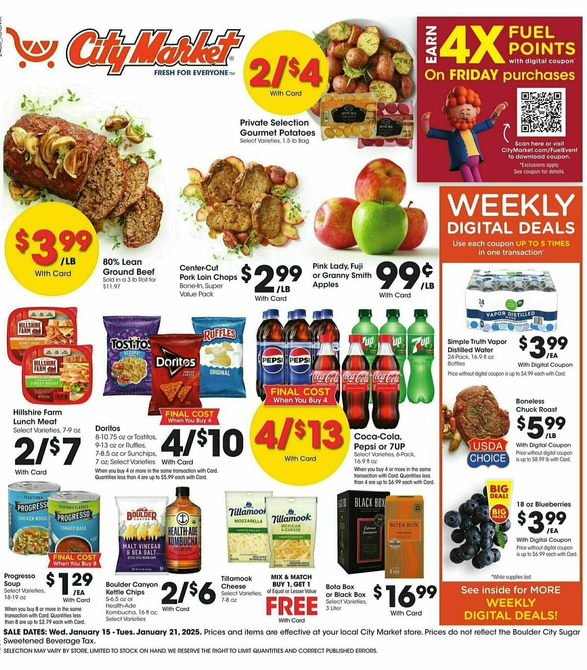 City Market Weekly Ad from January 15
