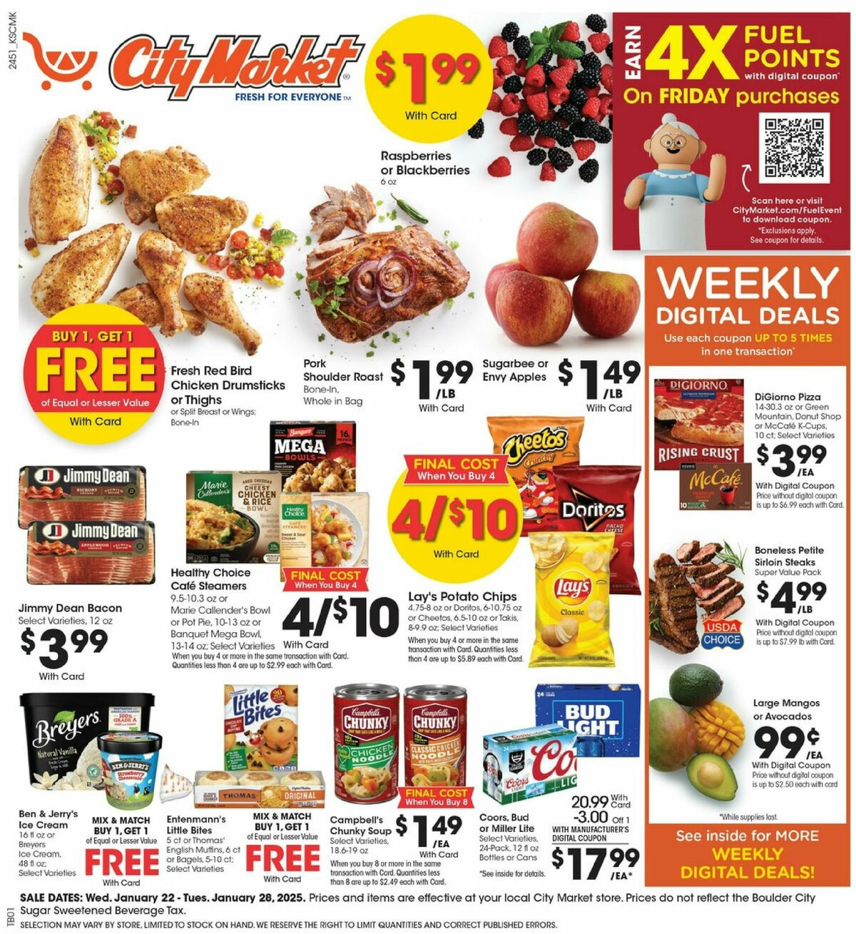 City Market Weekly Ad from January 22