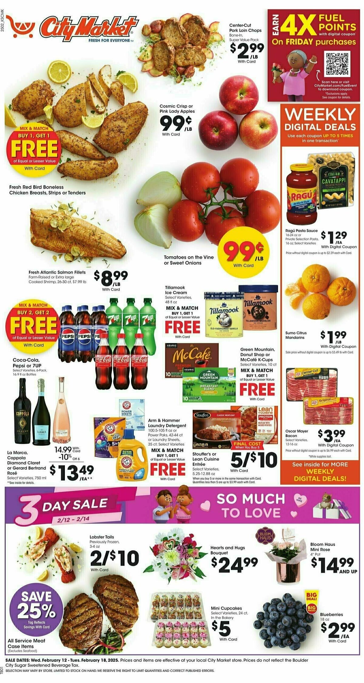 City Market Weekly Ad from February 12