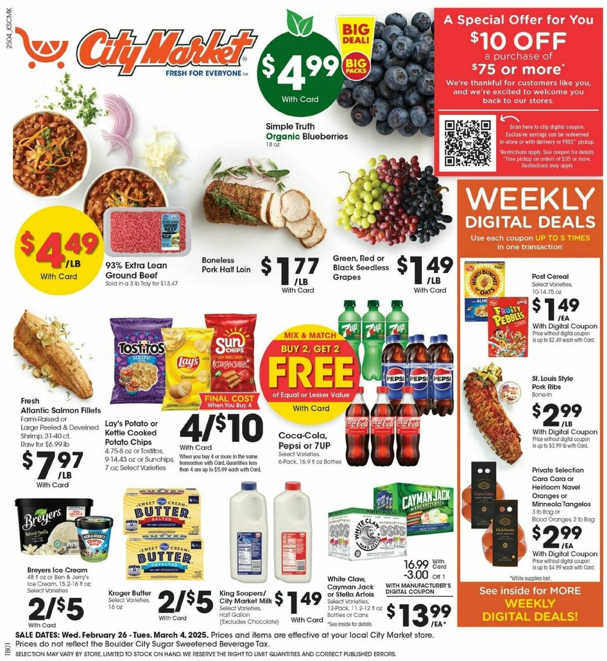 City Market Weekly Ad from February 26