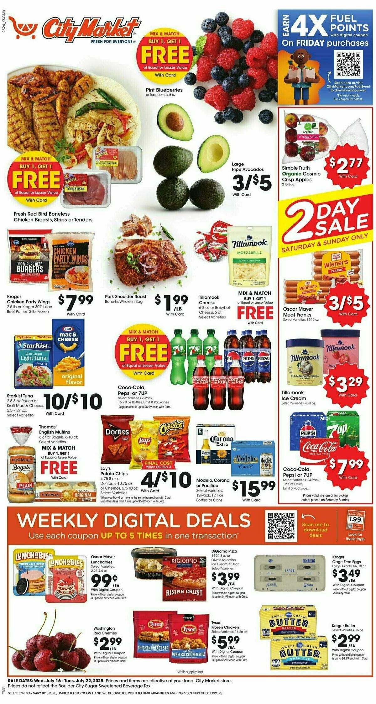 City Market Weekly Ad from July 16