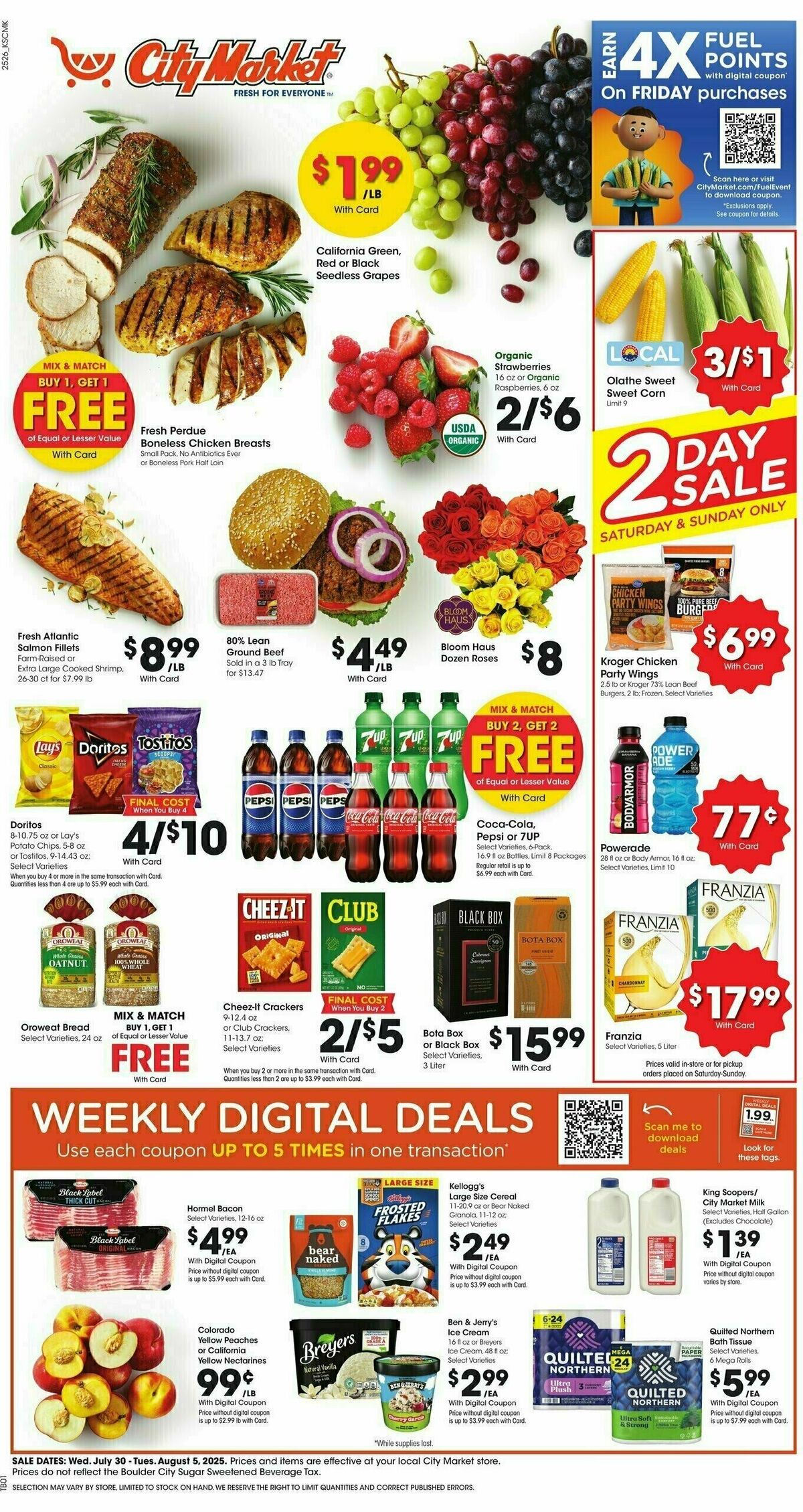 City Market Weekly Ad from July 30