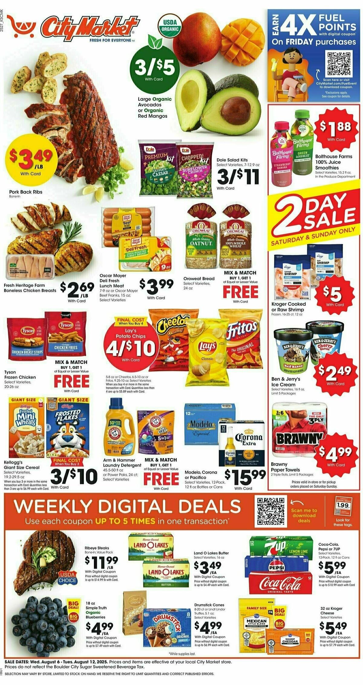 City Market Weekly Ad from August 6