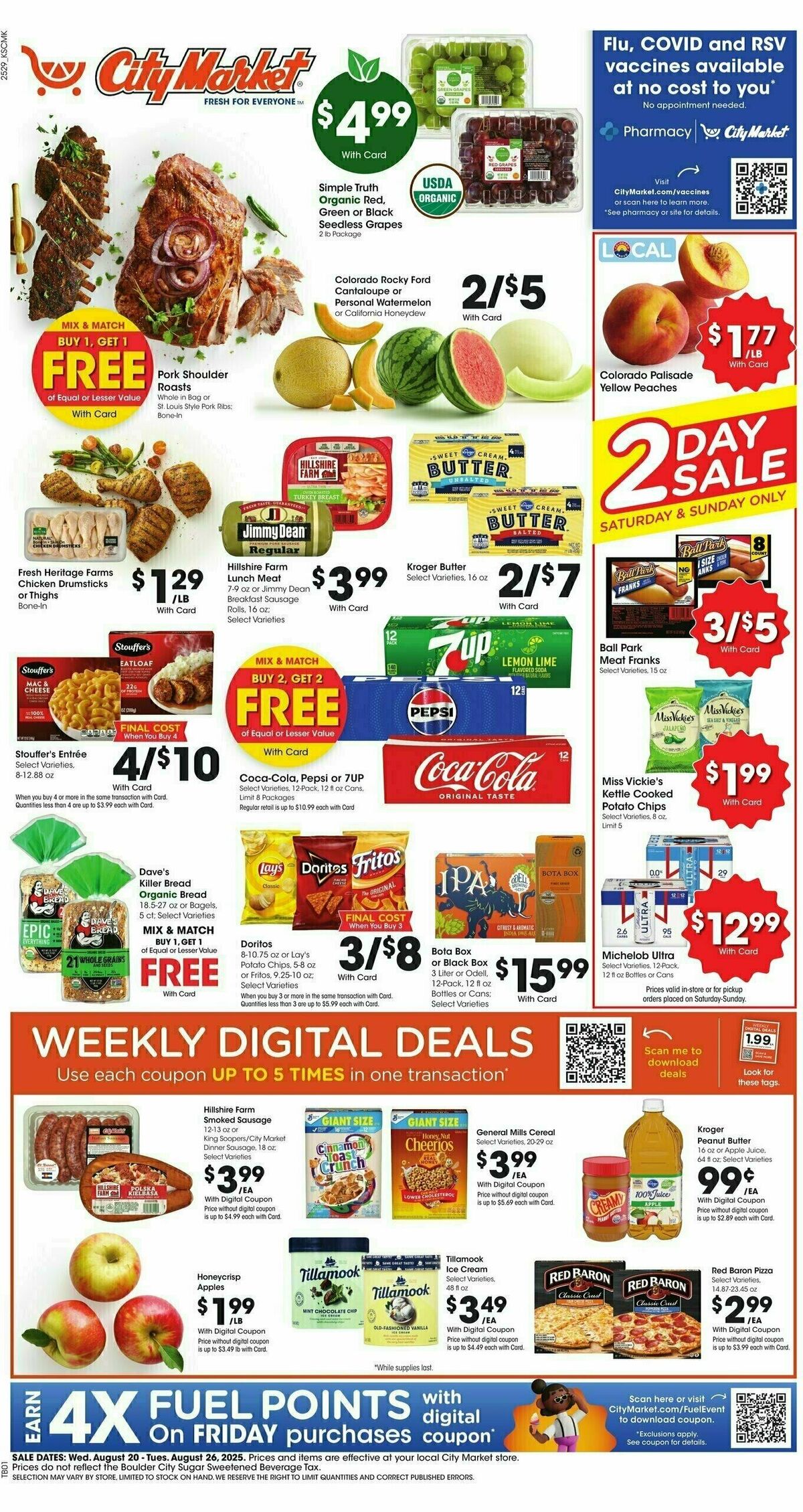 City Market Weekly Ad from August 20