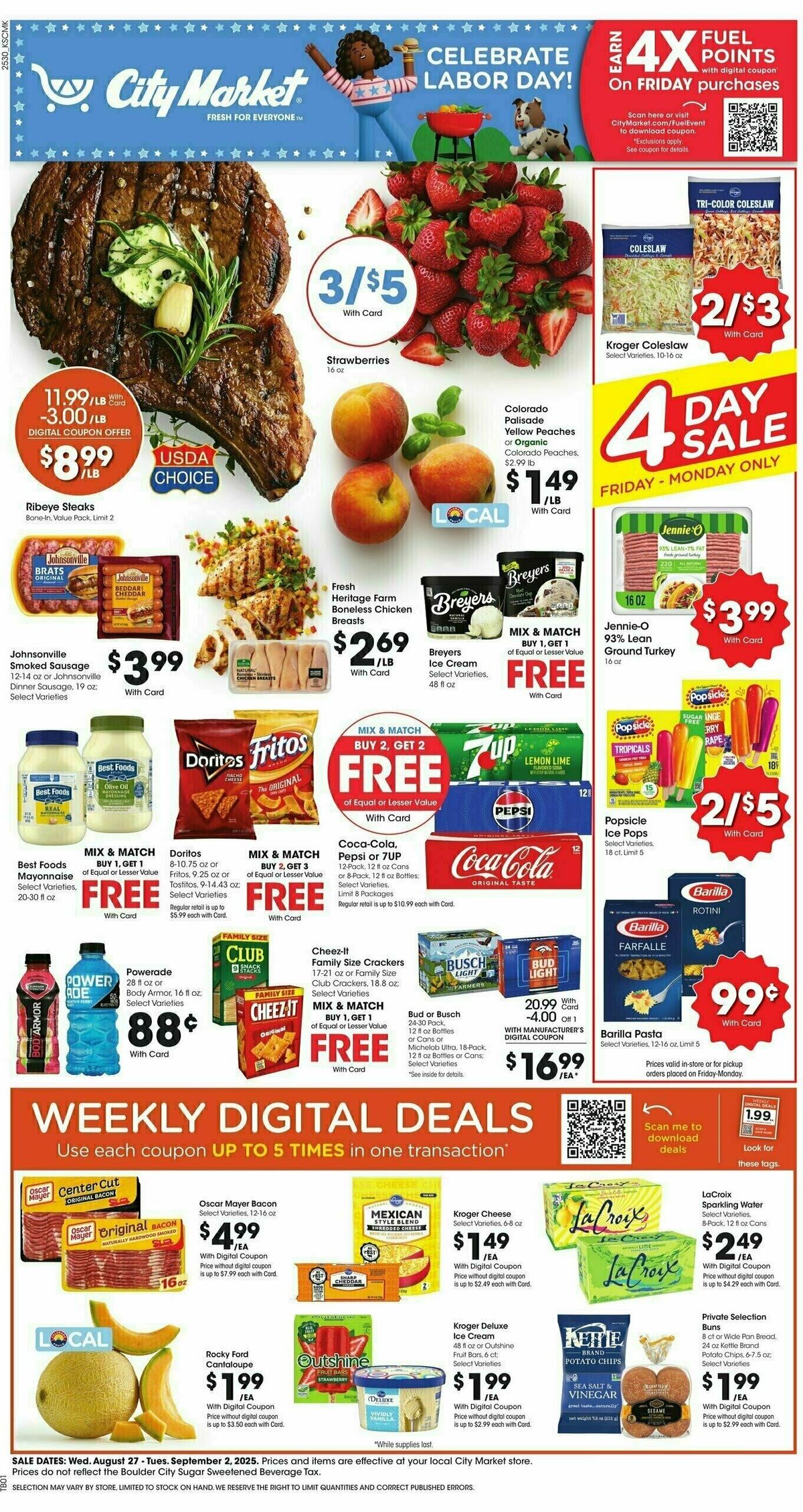 City Market Weekly Ad from August 27