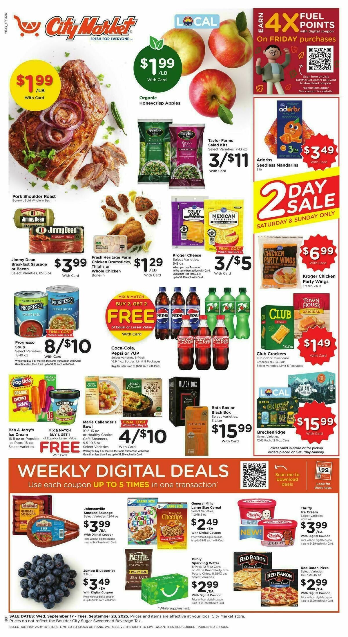 City Market Weekly Ad from September 17