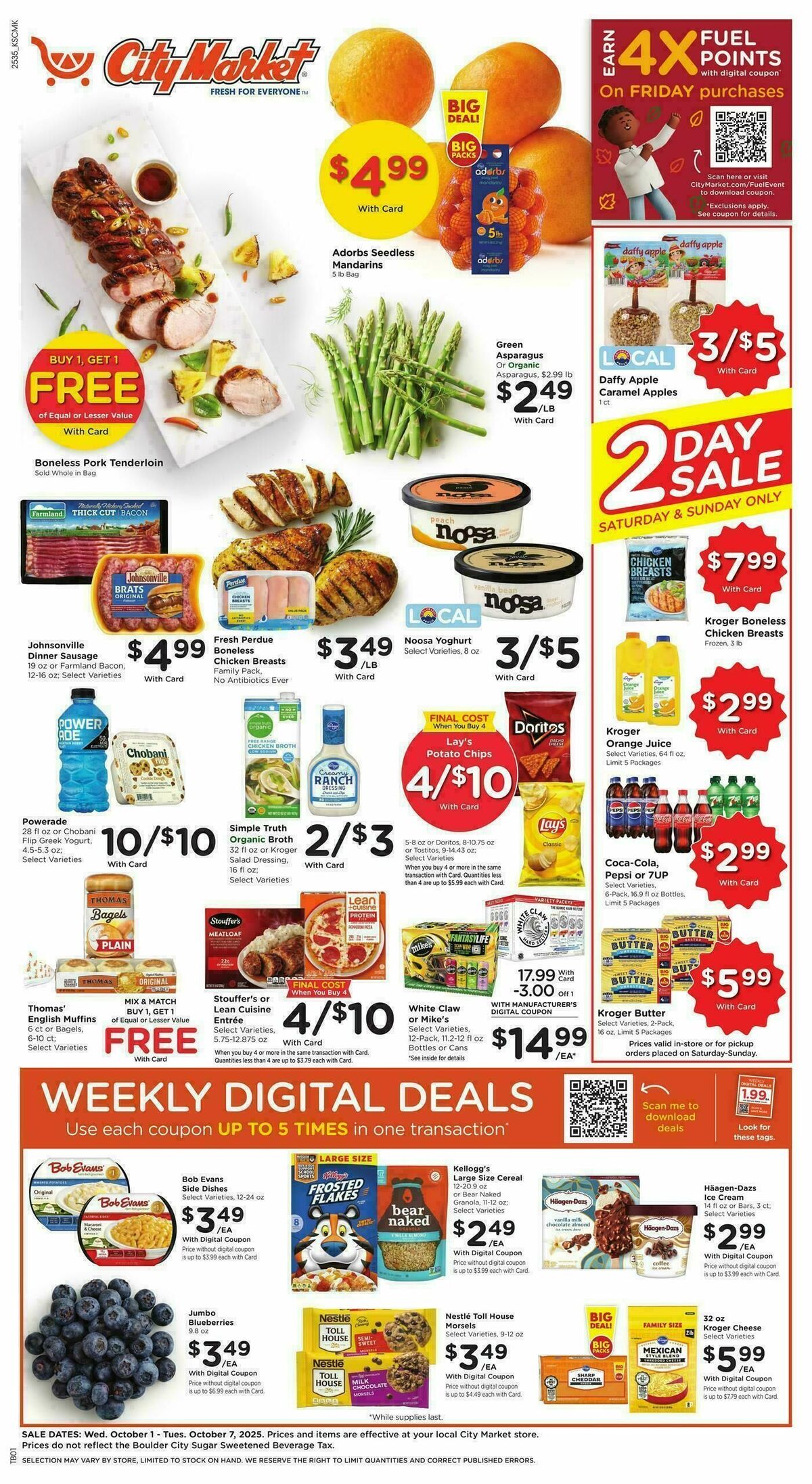 City Market Weekly Ad from October 1
