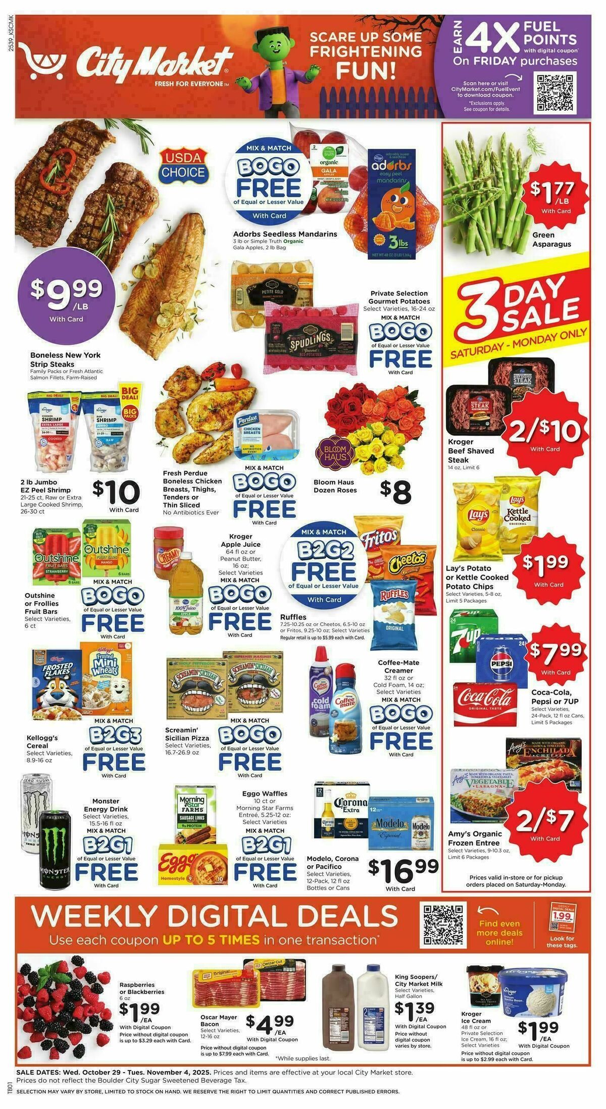 City Market Weekly Ad from October 29