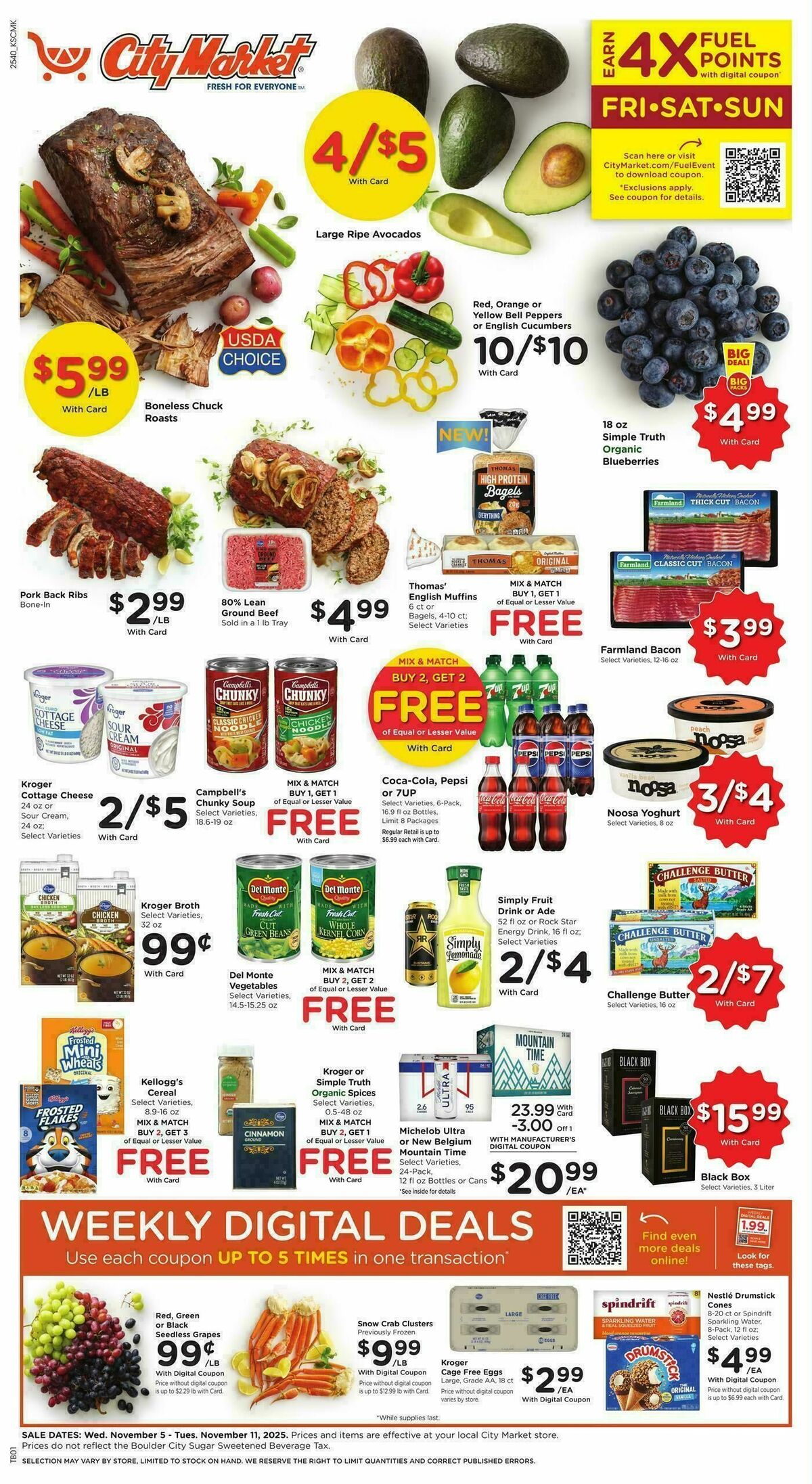 City Market Weekly Ad from November 5