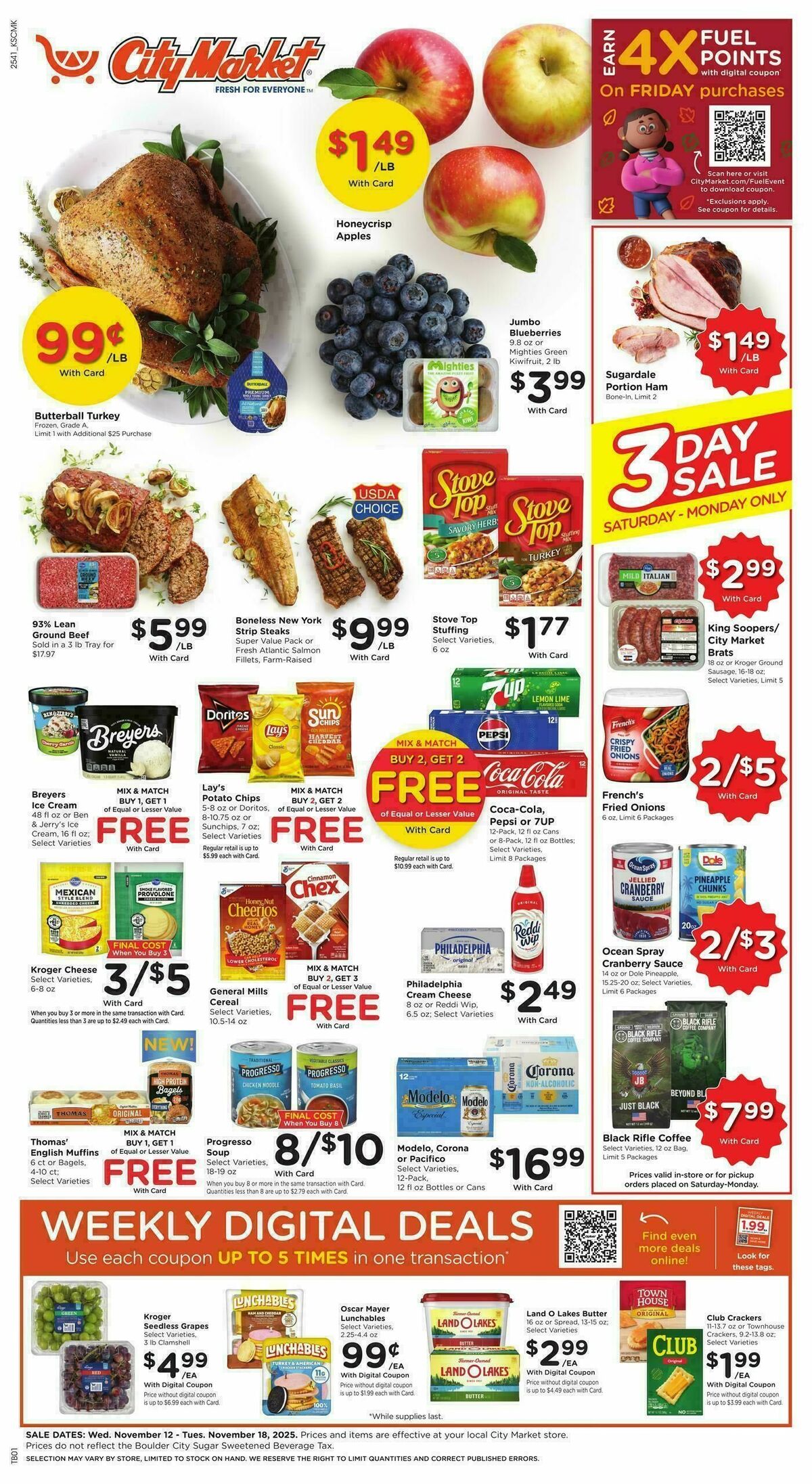 City Market Weekly Ad from November 12