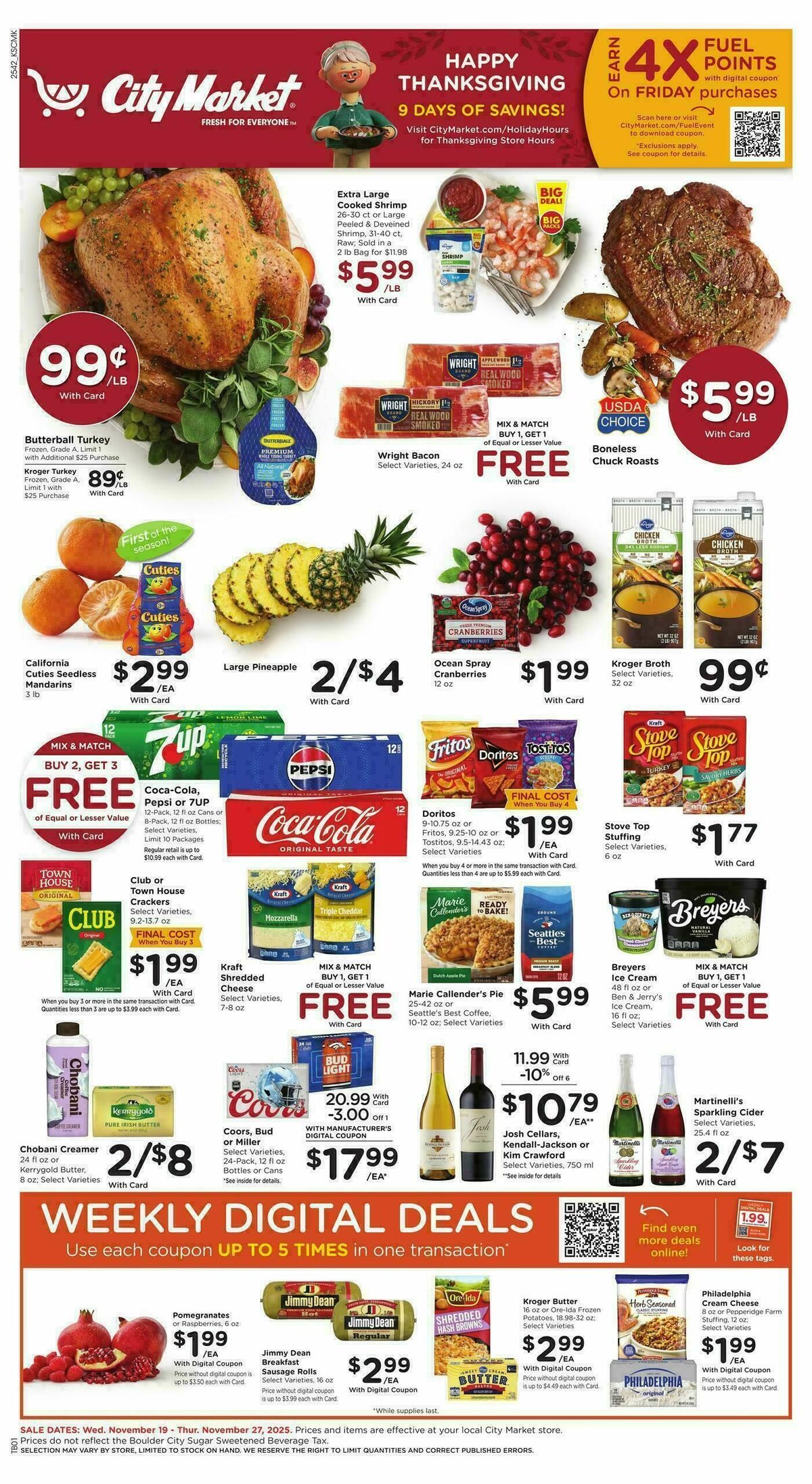 City Market Weekly Ad from November 19