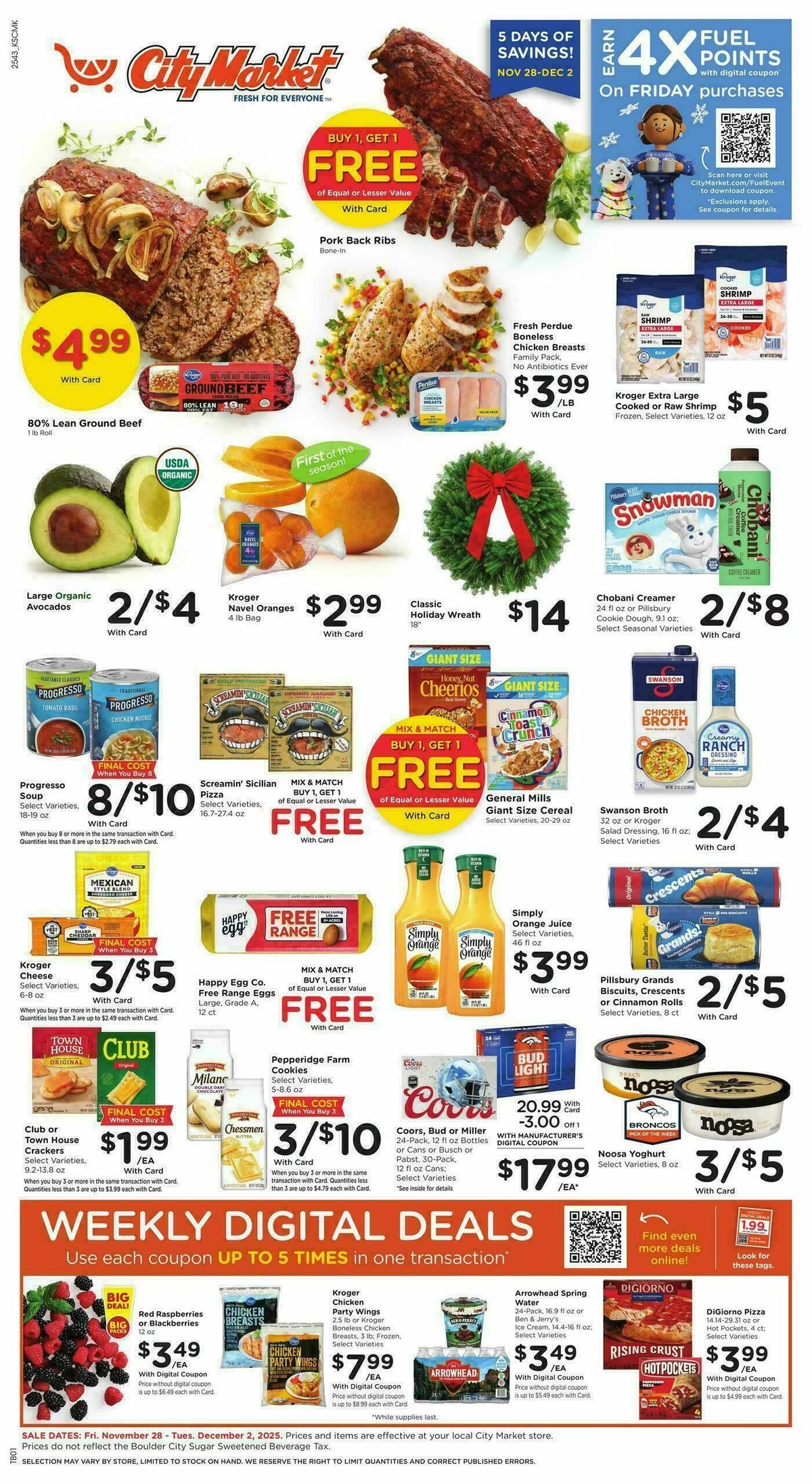 City Market Weekly Ad from November 28