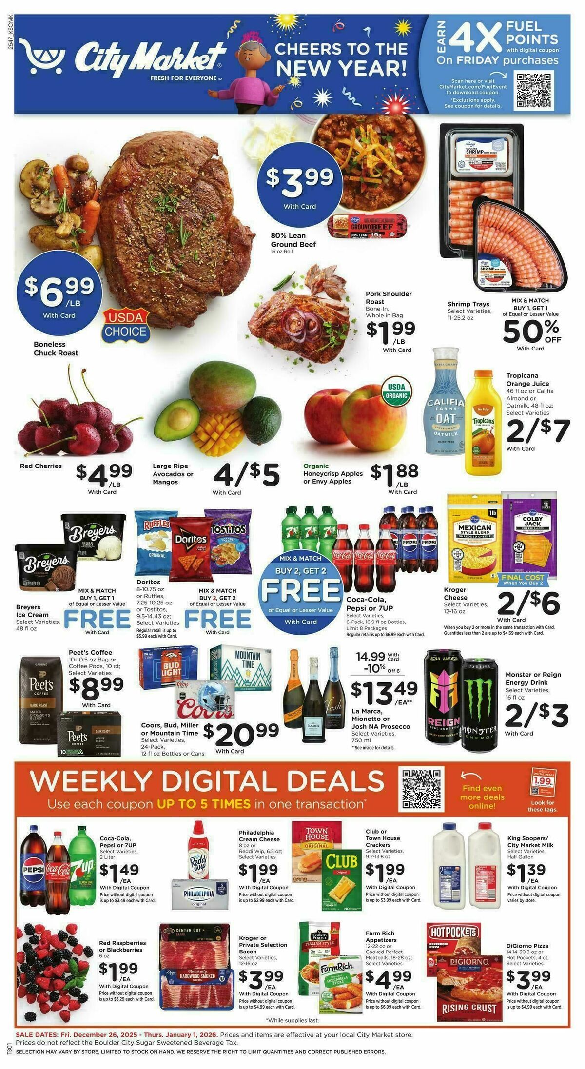 City Market Weekly Ad from December 26