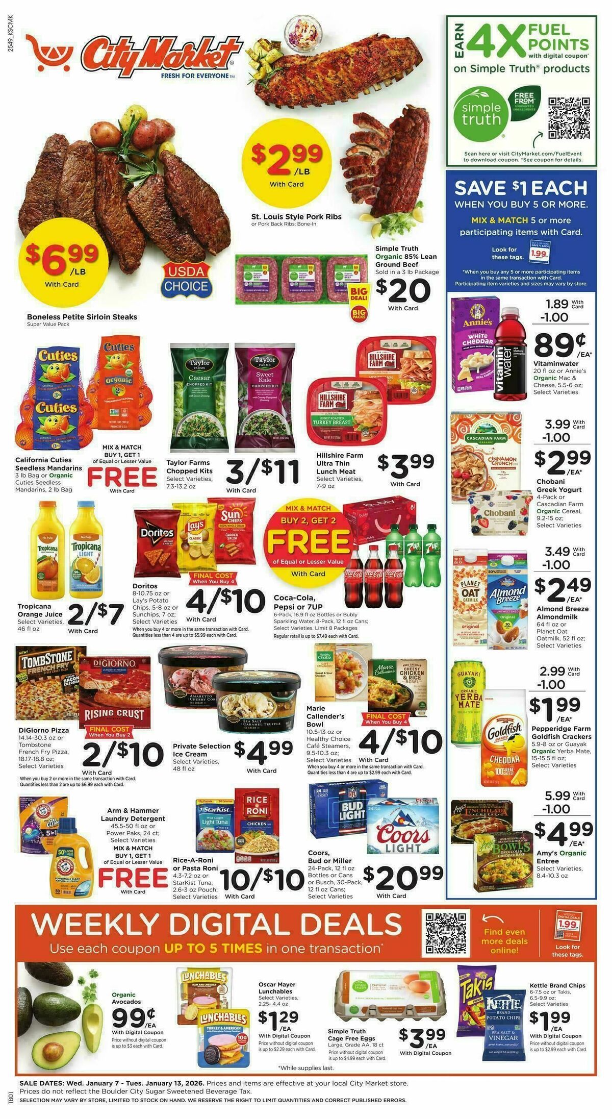 City Market Weekly Ad from January 7