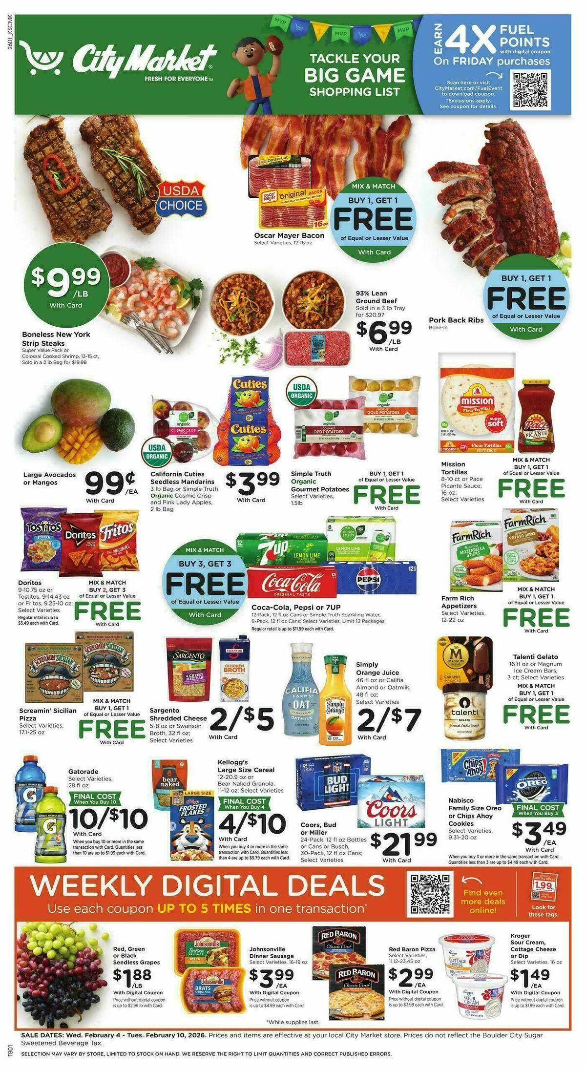City Market Weekly Ad from February 4