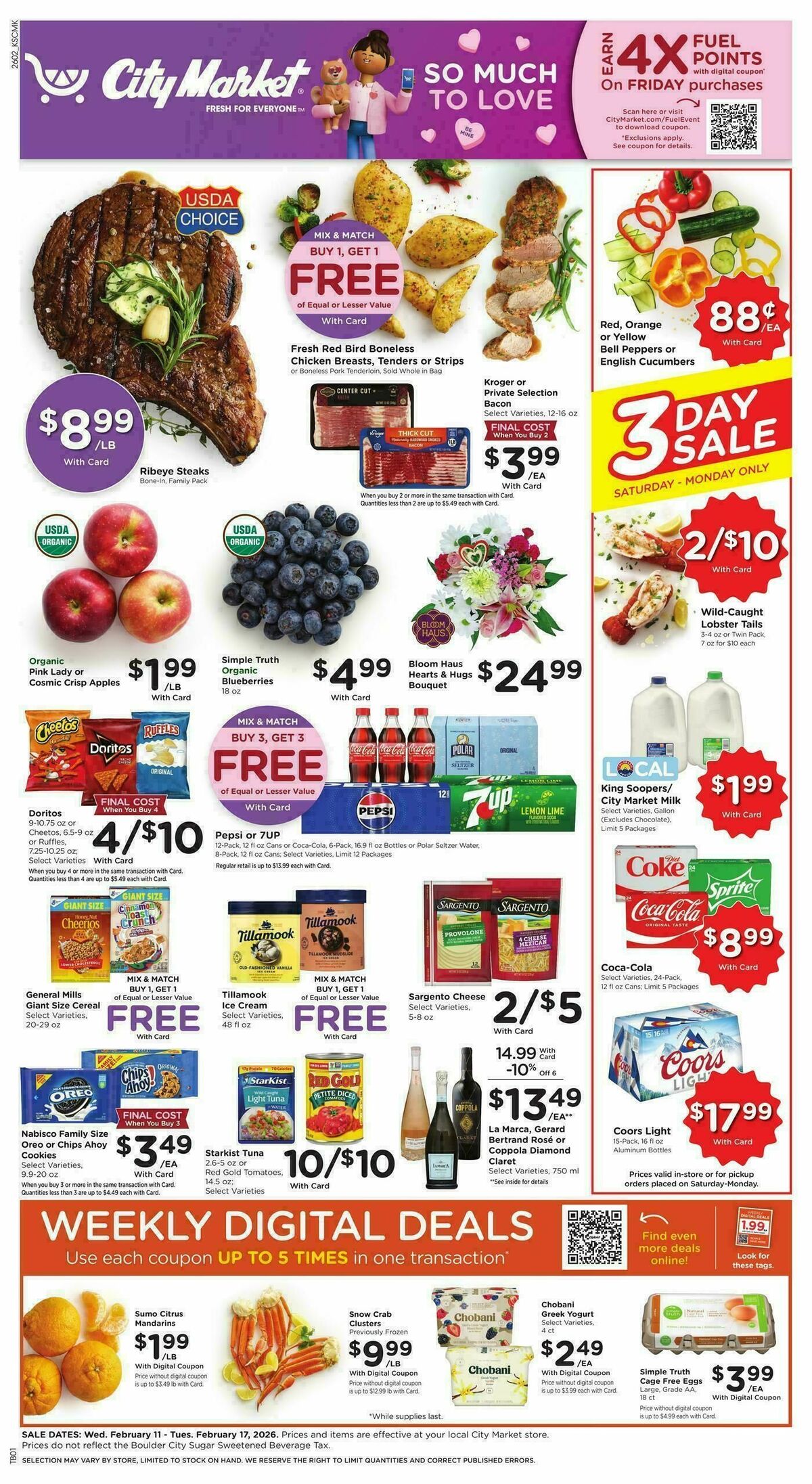 City Market Weekly Ad from February 11