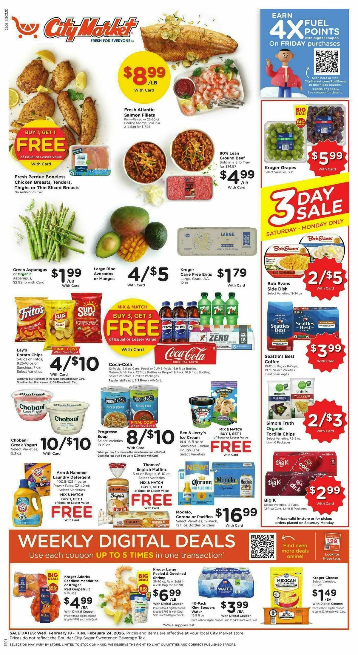 City Market Weekly Ad from February 18