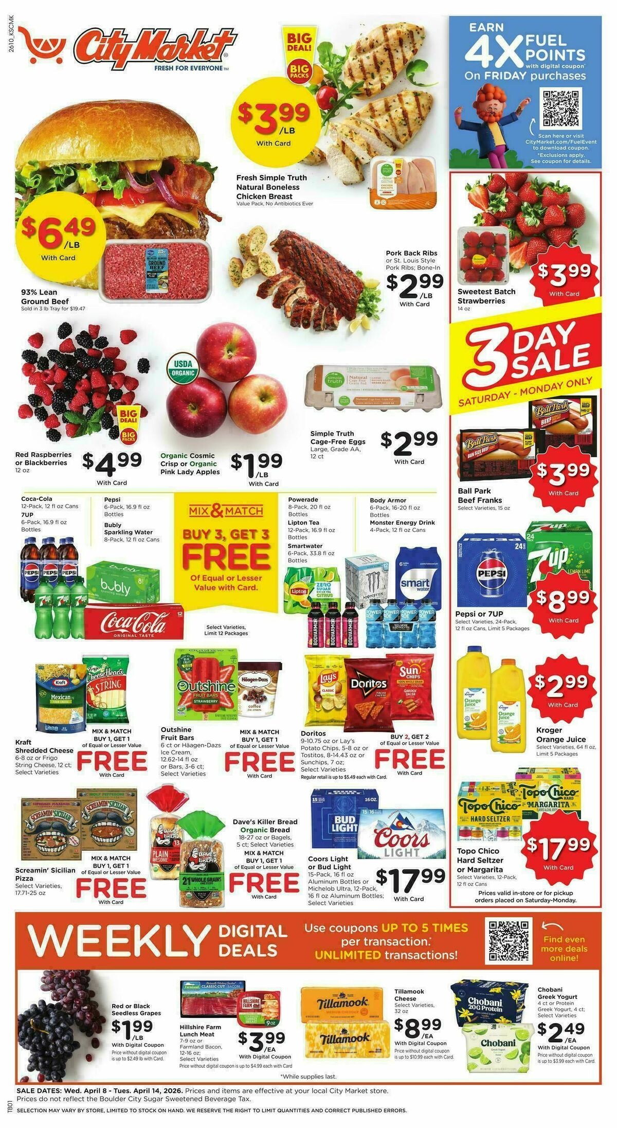 City Market Weekly Ad from April 8