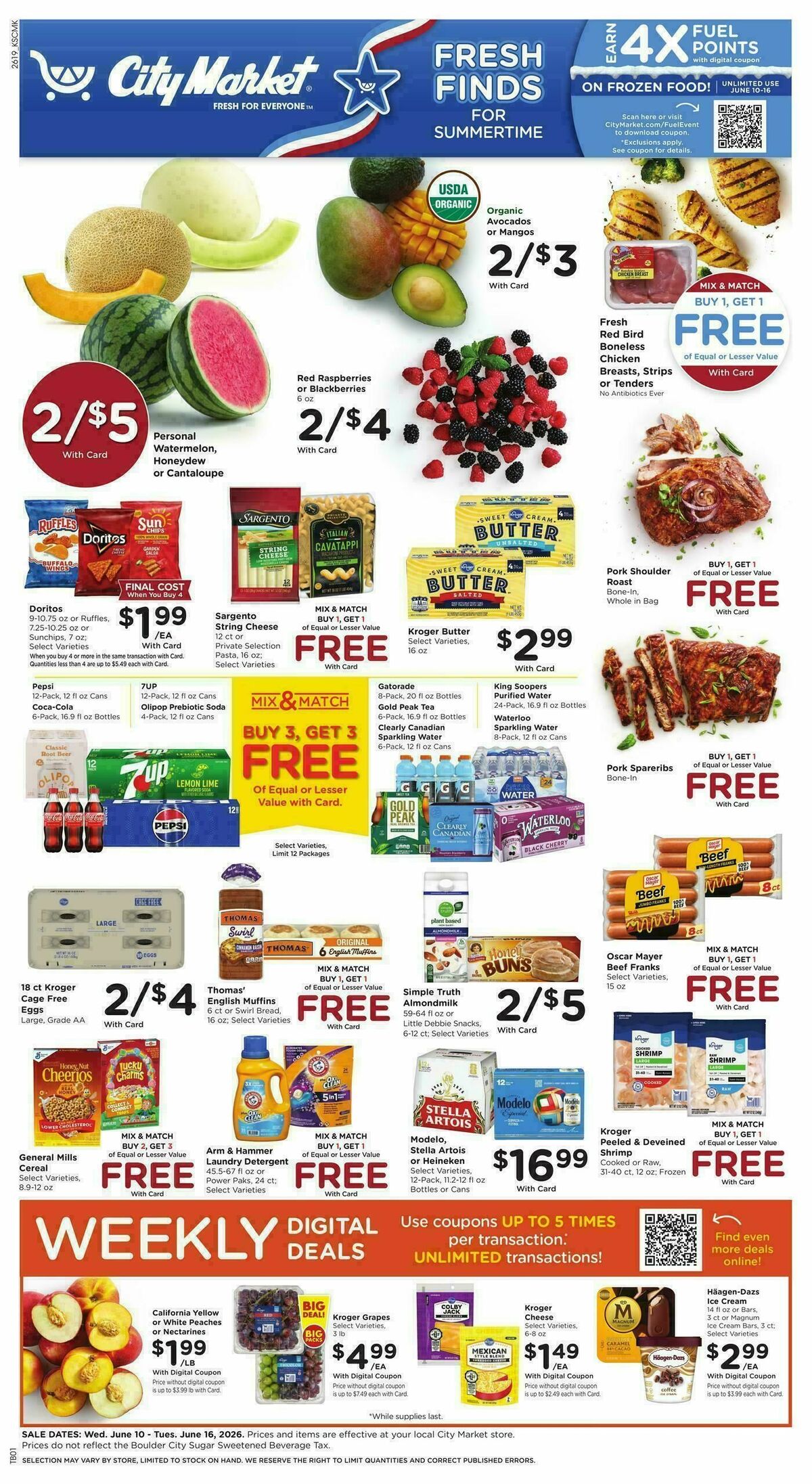 City Market Weekly Ad from June 10