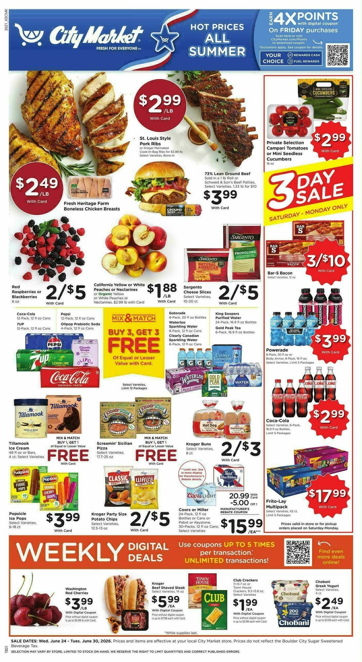 City Market Weekly Ad from June 24