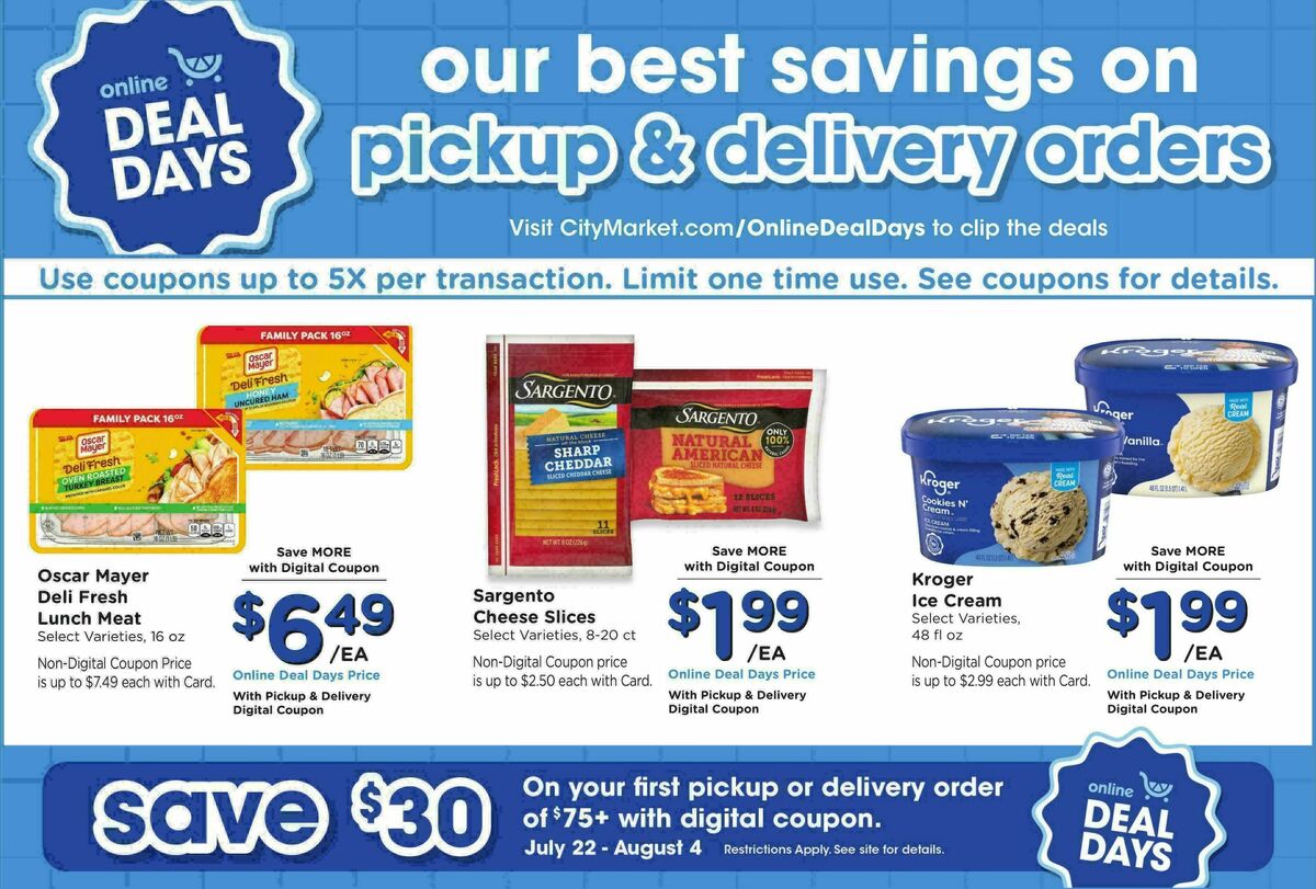 City Market Weekly Ad from July 29