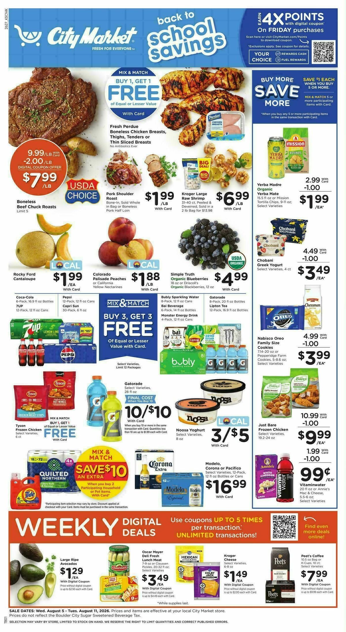 City Market Weekly Ad from August 5