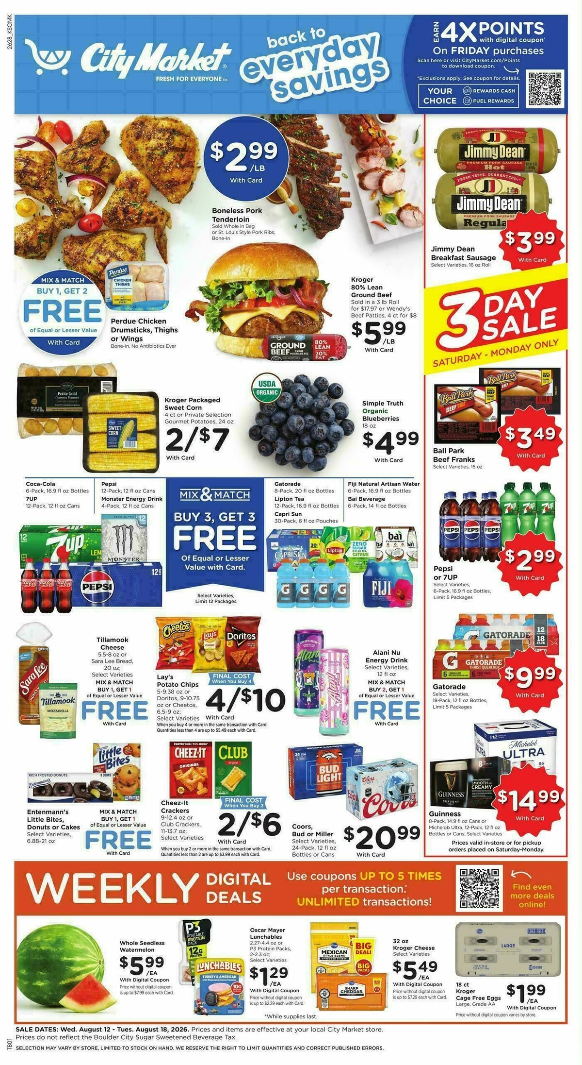 City Market Weekly Ad from August 12