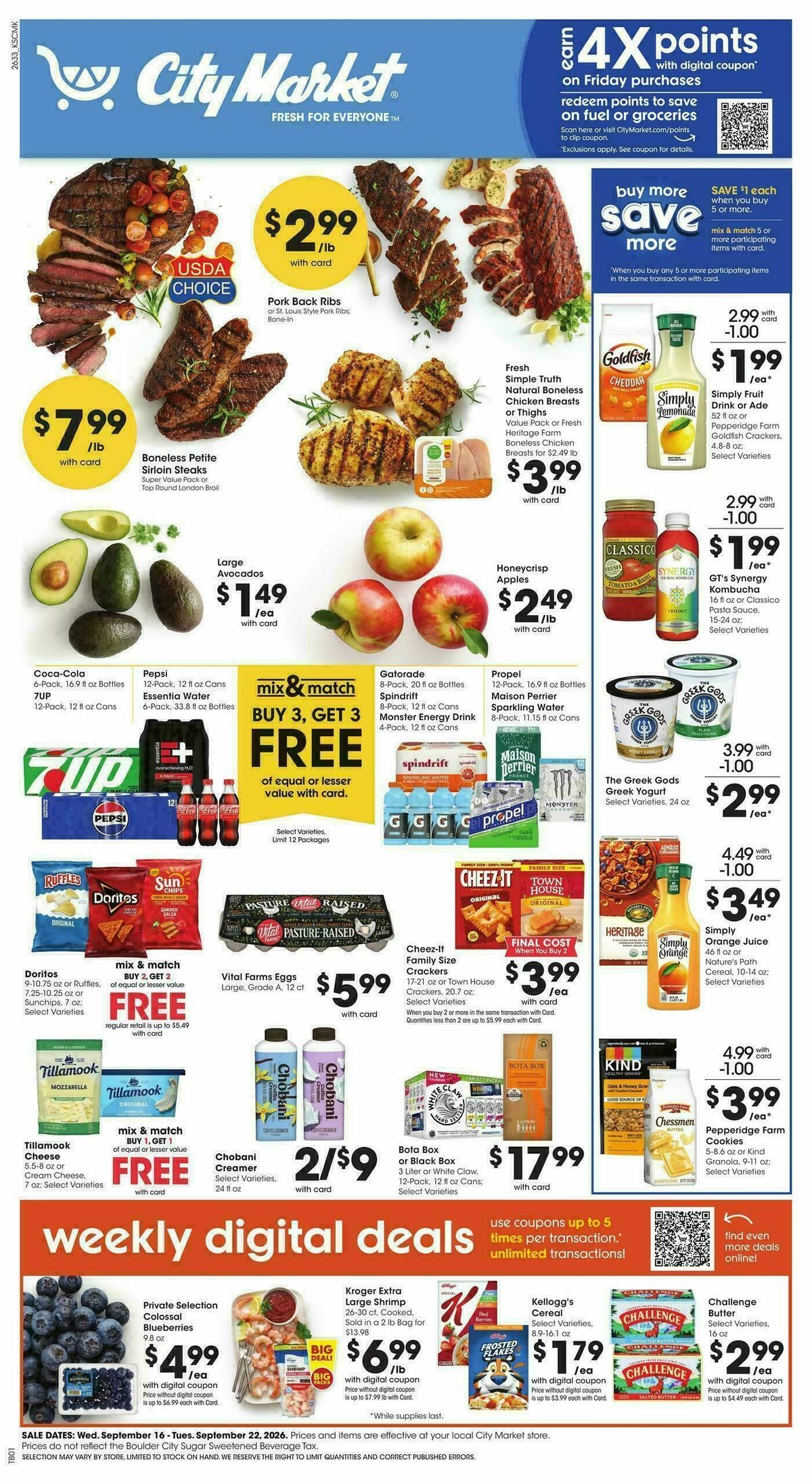 City Market Weekly Ad from September 16