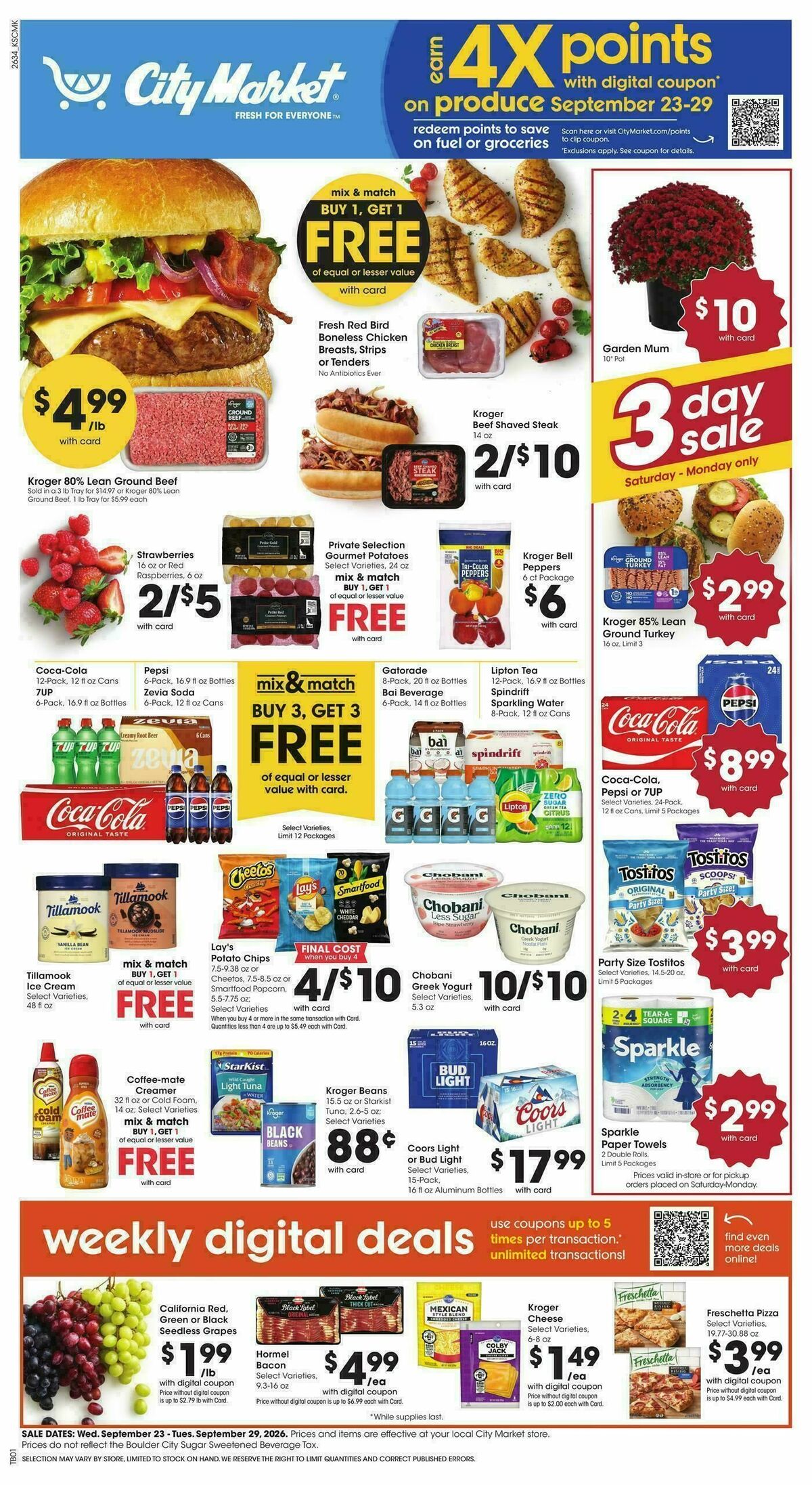 City Market Weekly Ad from September 23