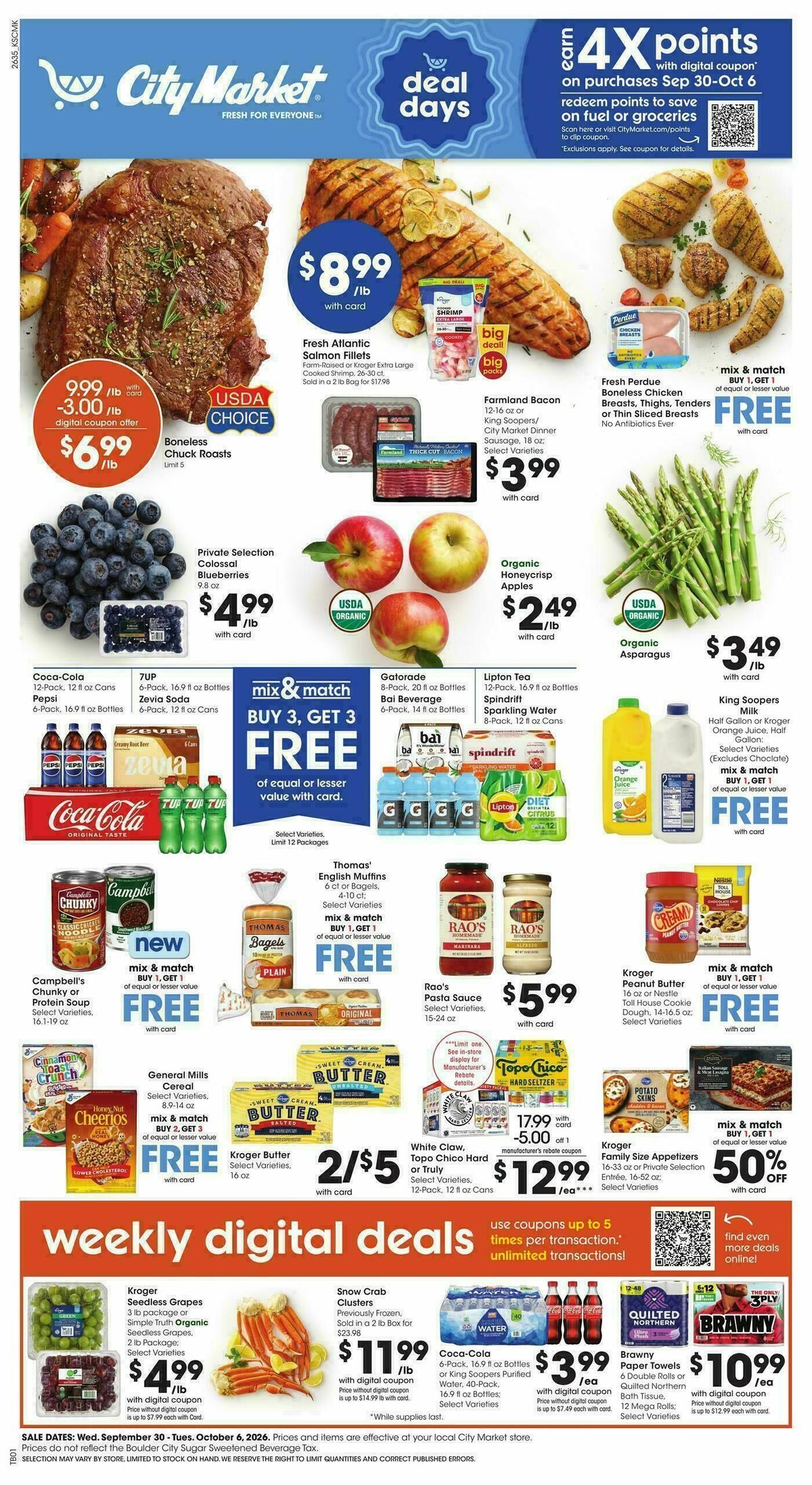 City Market Weekly Ad from September 30