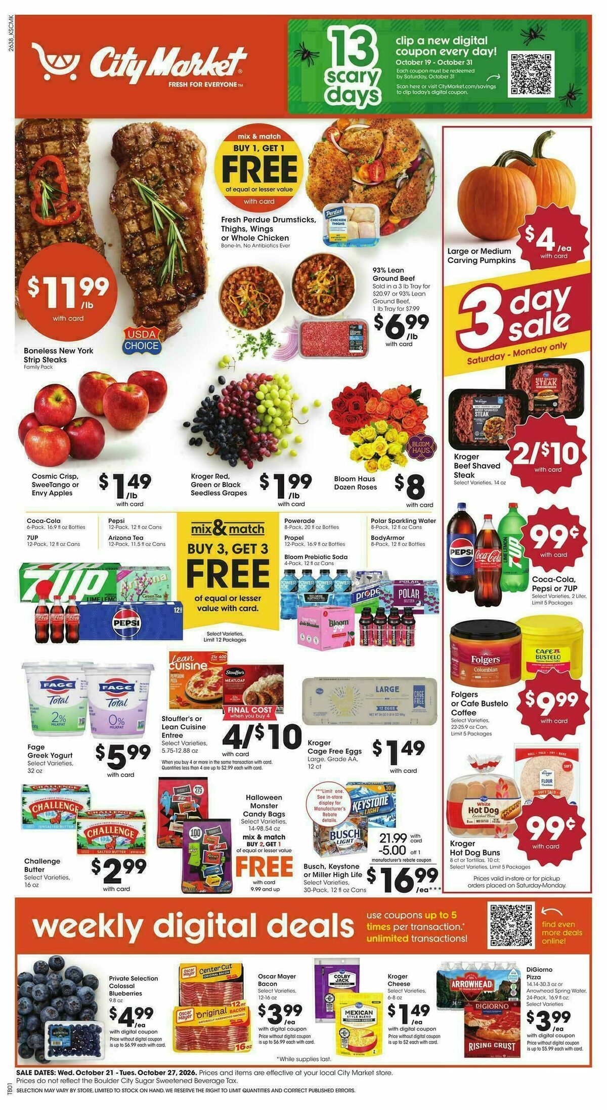 City Market Weekly Ad from October 21