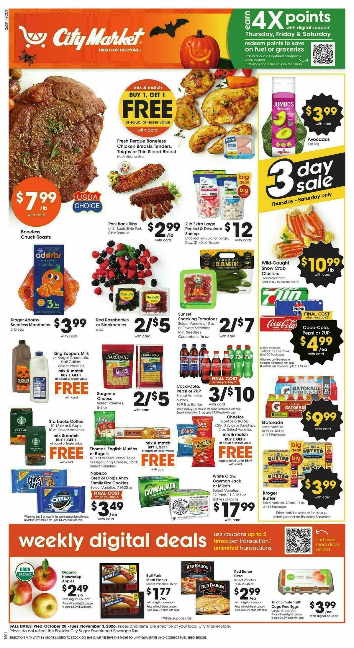 City Market Weekly Ad from October 28