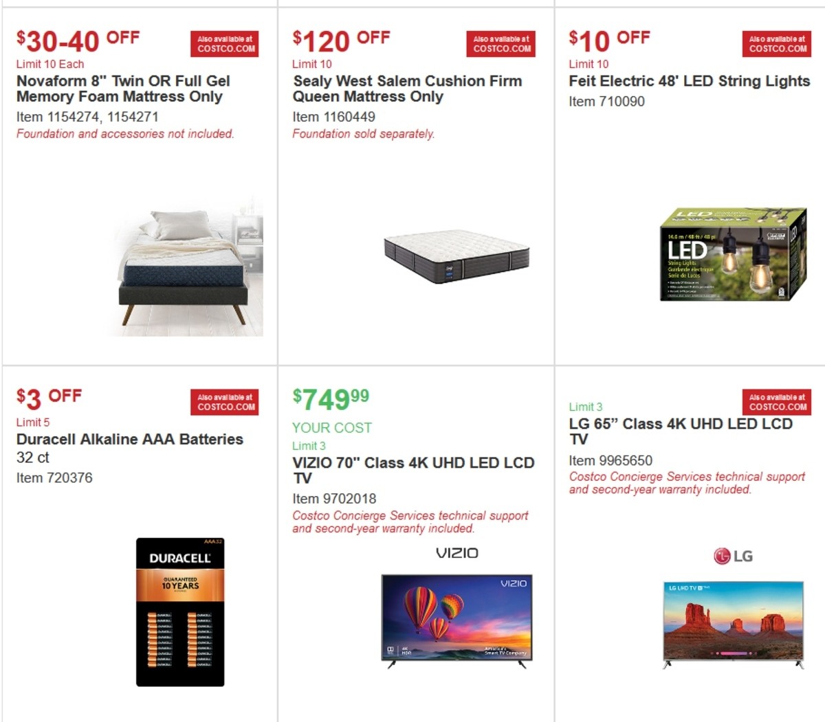 Costco Weekly Ad from March 13