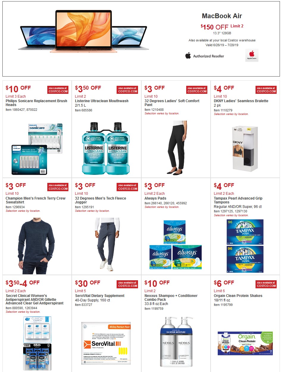 Costco Weekly Ad from June 26