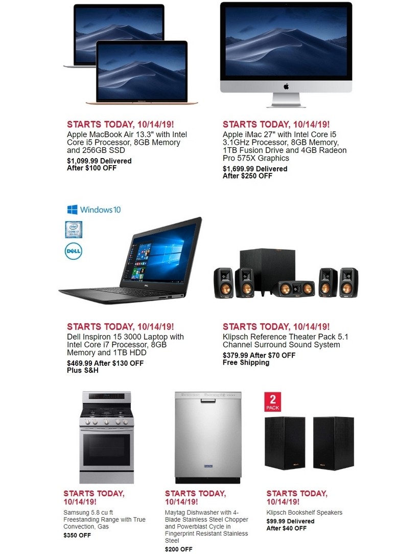 Costco Tech Days! Weekly Ad from October 14