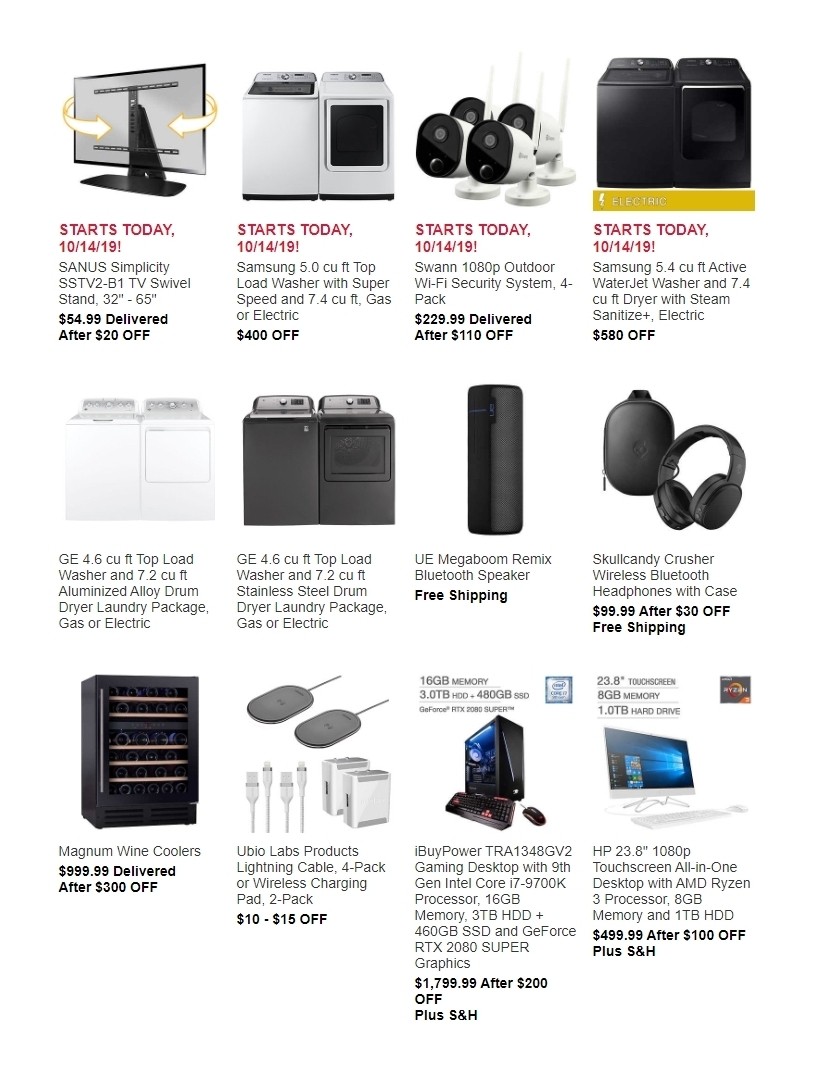 Costco Tech Days! Weekly Ad from October 14