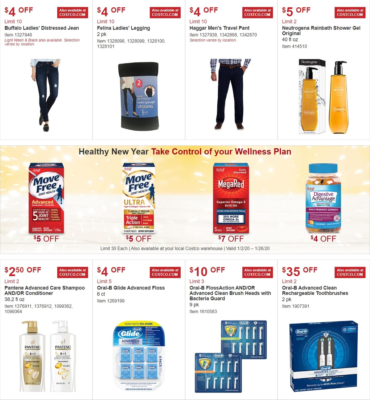 Costco Weekly Ad from January 2
