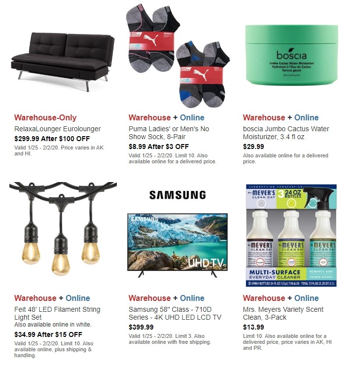 Costco Weekly Ad from January 25