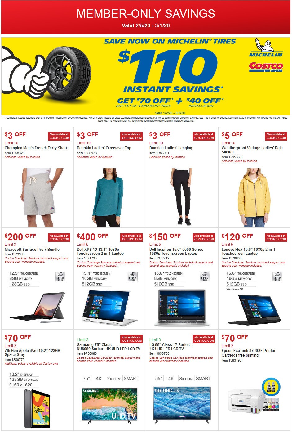 Costco Weekly Ad from February 5