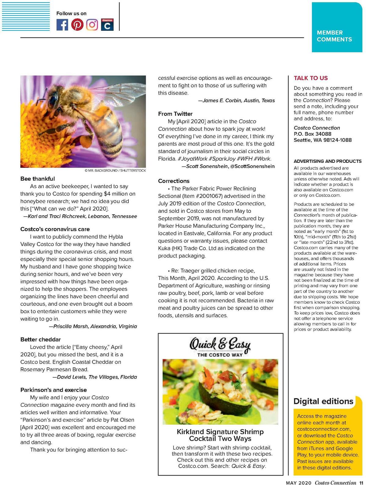 Costco Costco Connection Weekly Ad from May 1