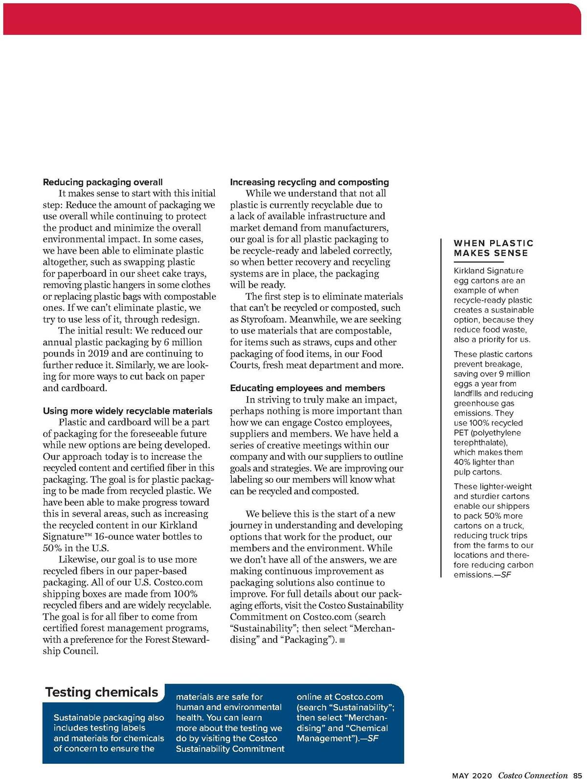 Costco Costco Connection Weekly Ad from May 1