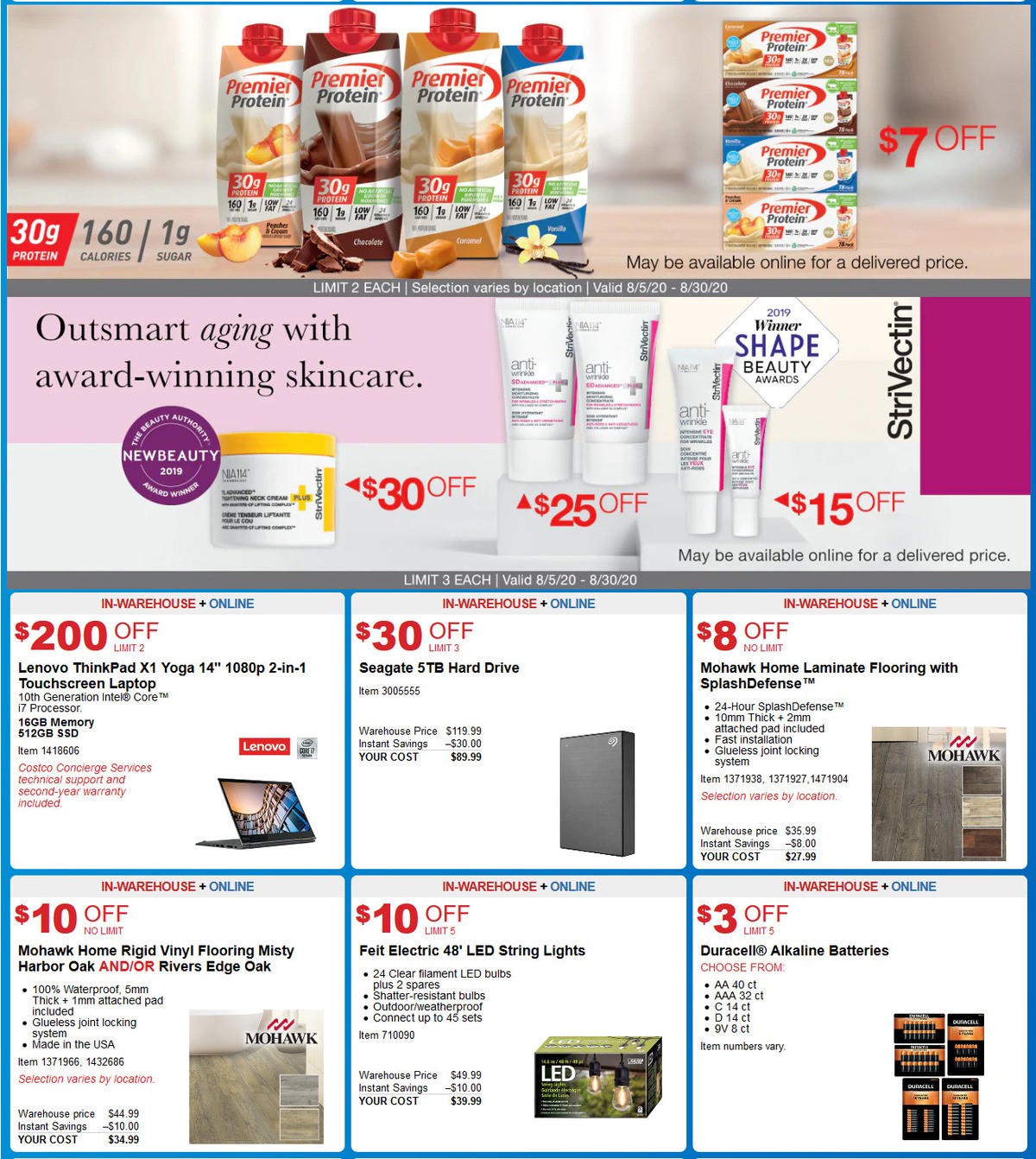Costco Weekly Ad from August 5