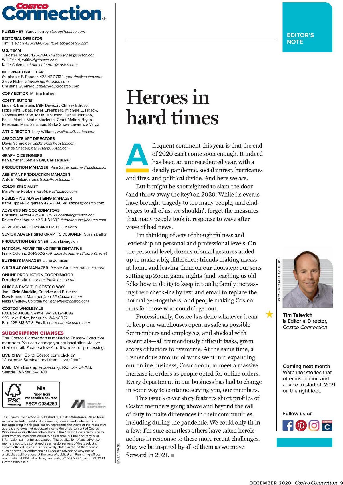 Costco Connection December Weekly Ad from December 1