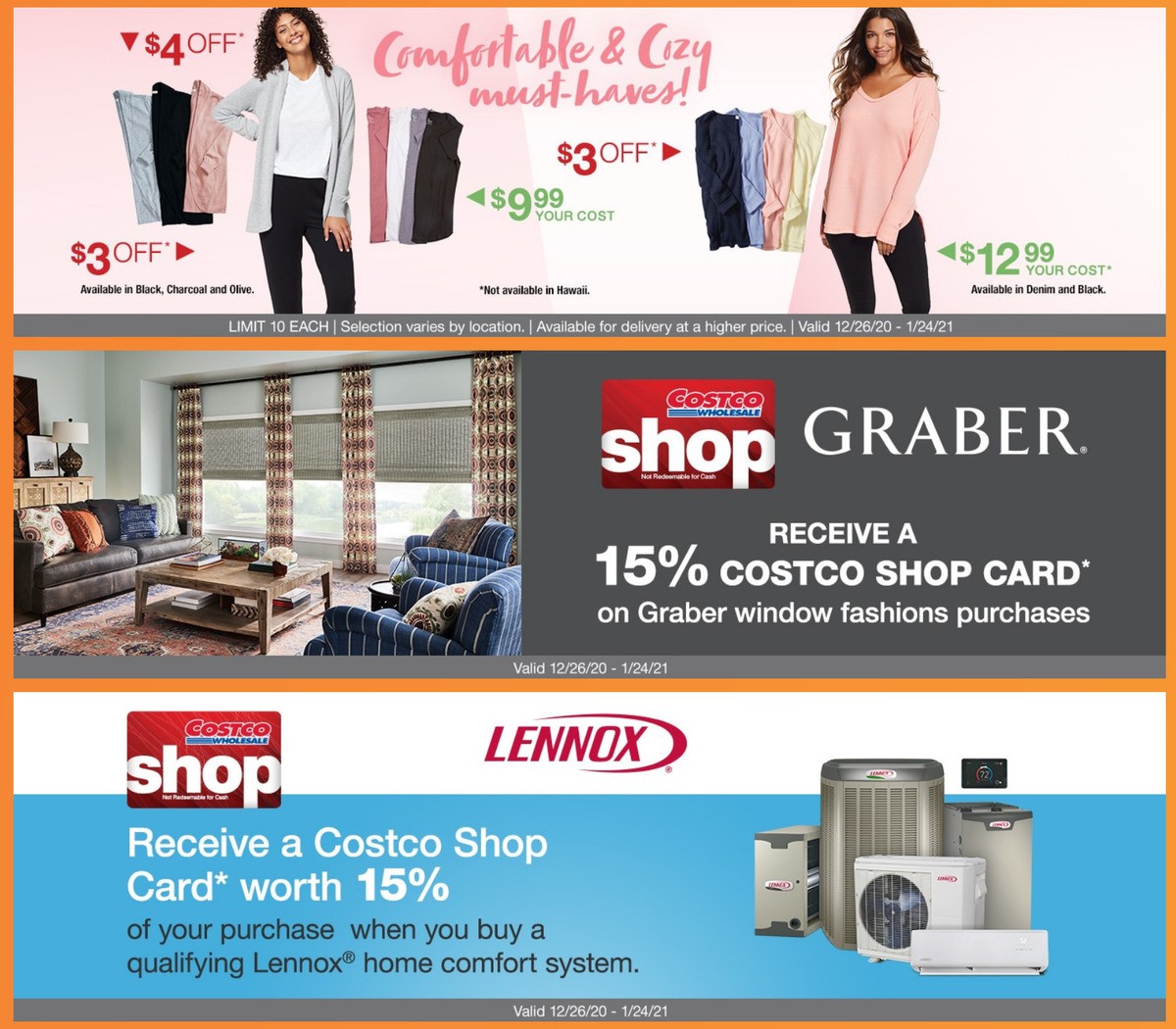 Costco Weekly Ad from December 26