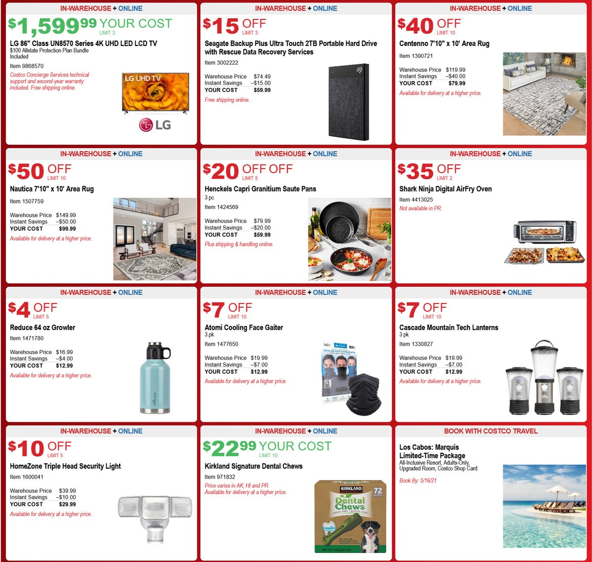 Costco Hot Buys Weekly Ad from May 8